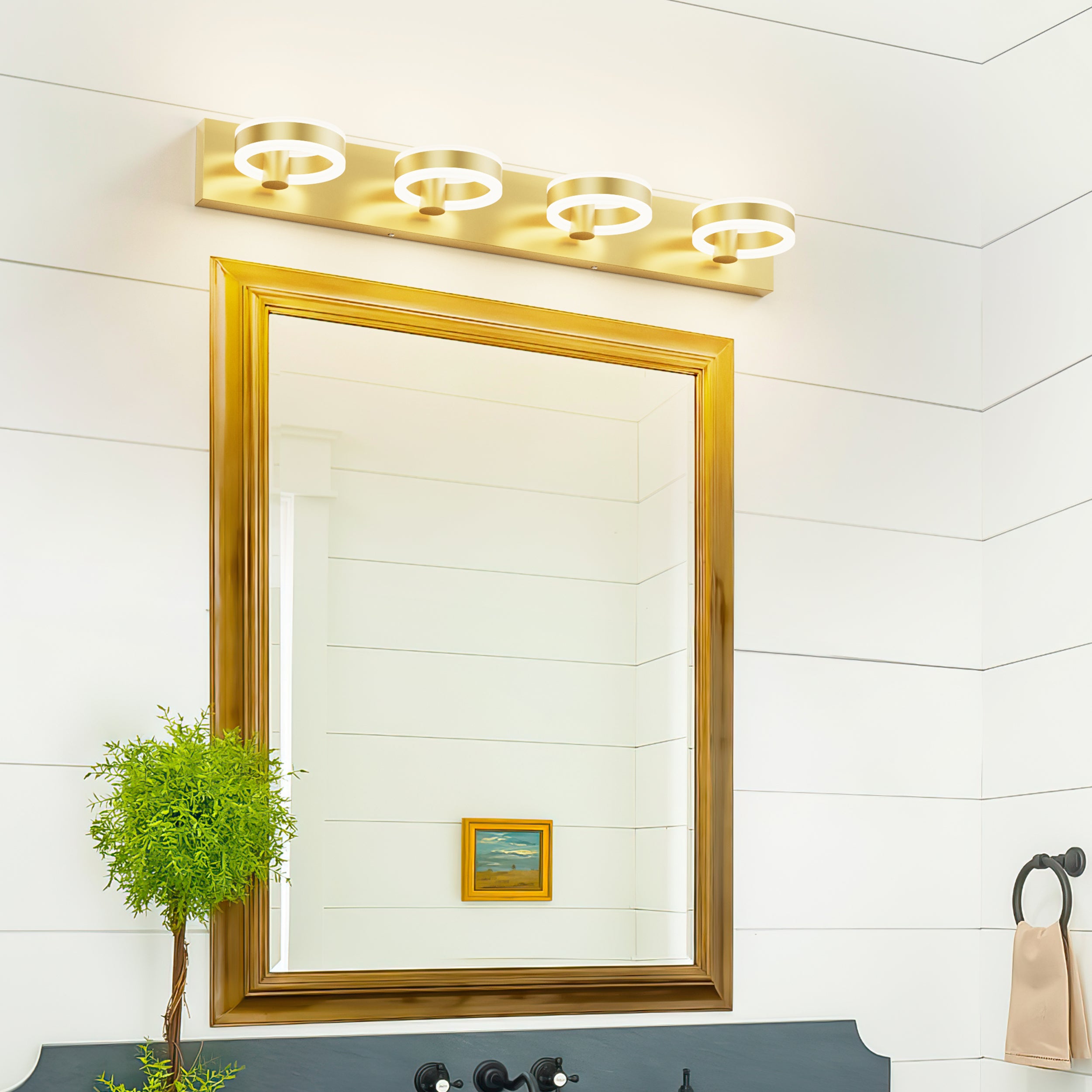 PHIXART 4 - Lights Rotatable Wall Round Light