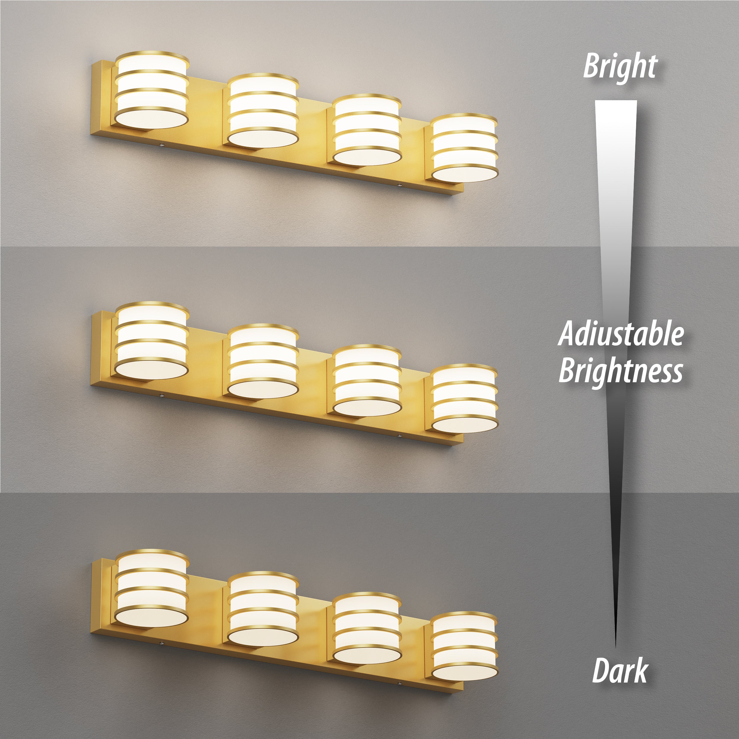 LIGHTINN Dimmable Vanity Light