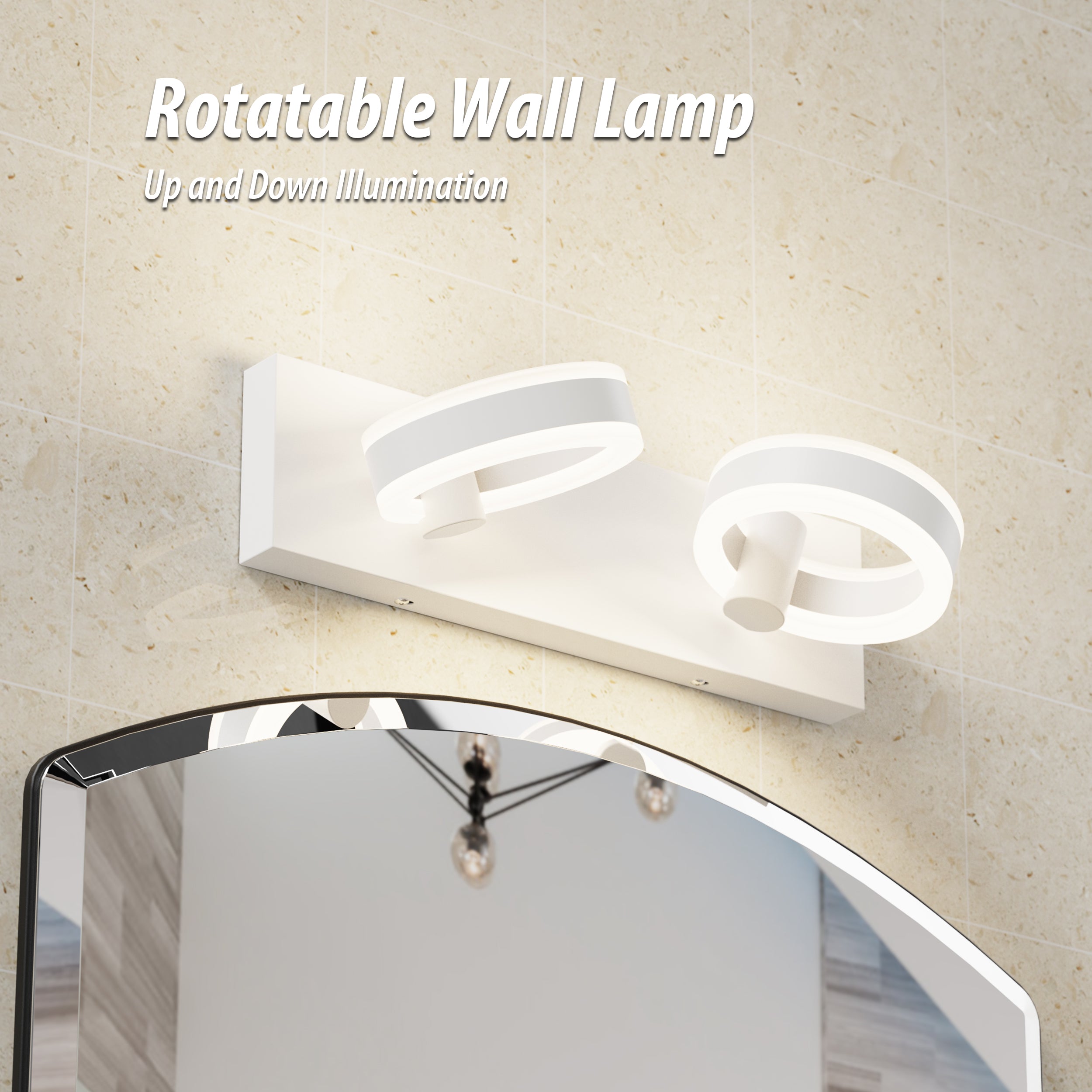 PHIXART Rotatable Wall Round Light