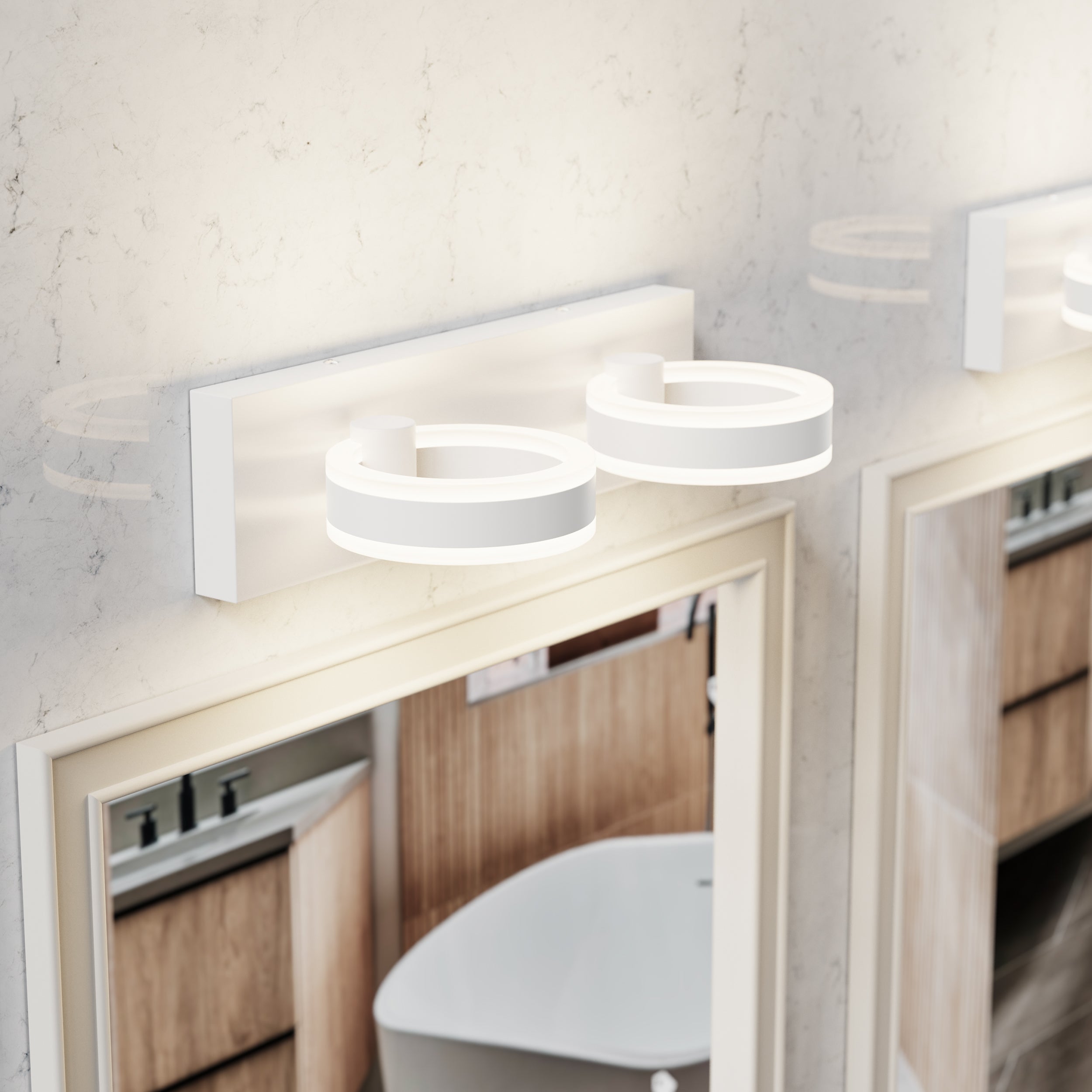 PHIXART 2 - Lights Rotatable Wall Round Light