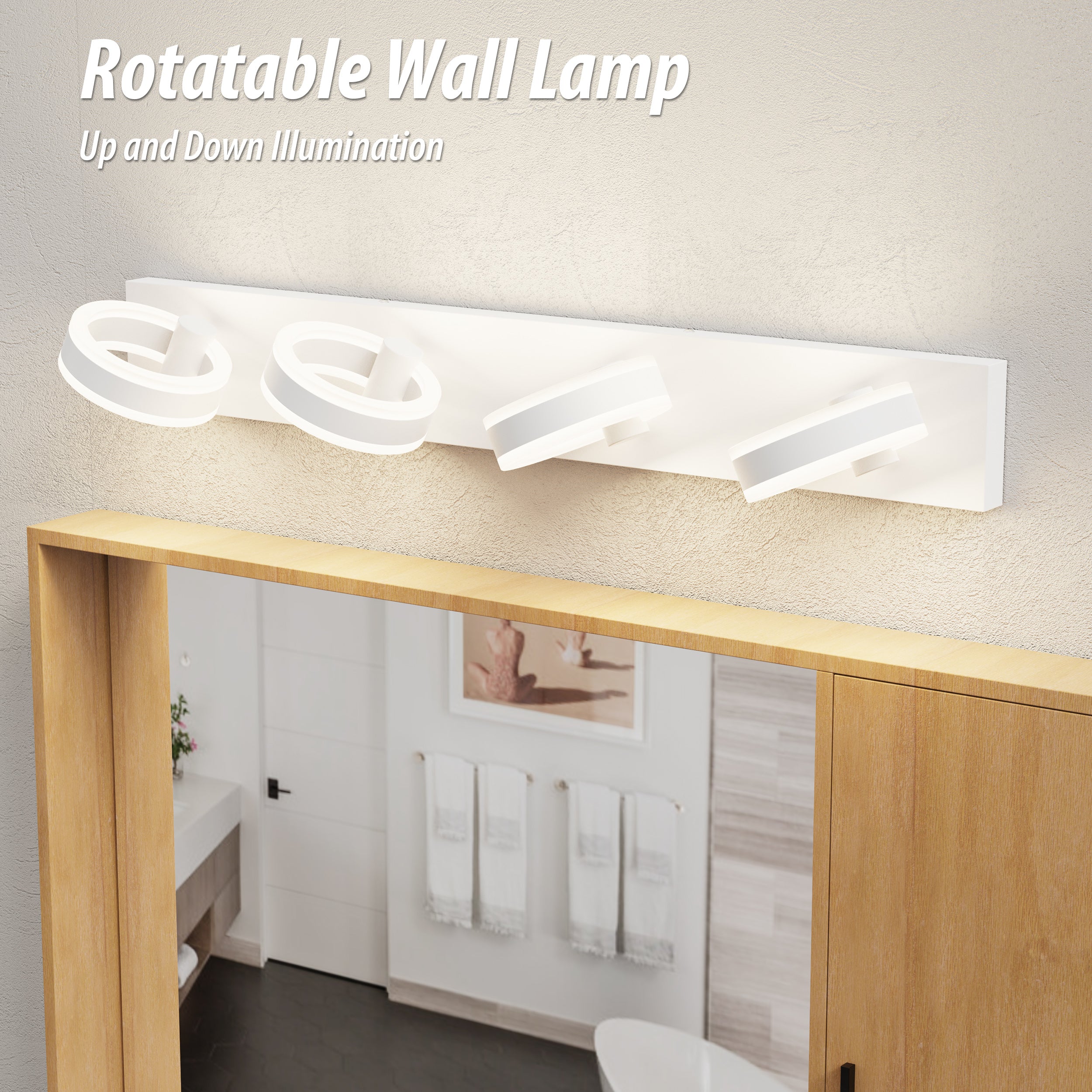 PHIXART Rotatable Wall Round Light