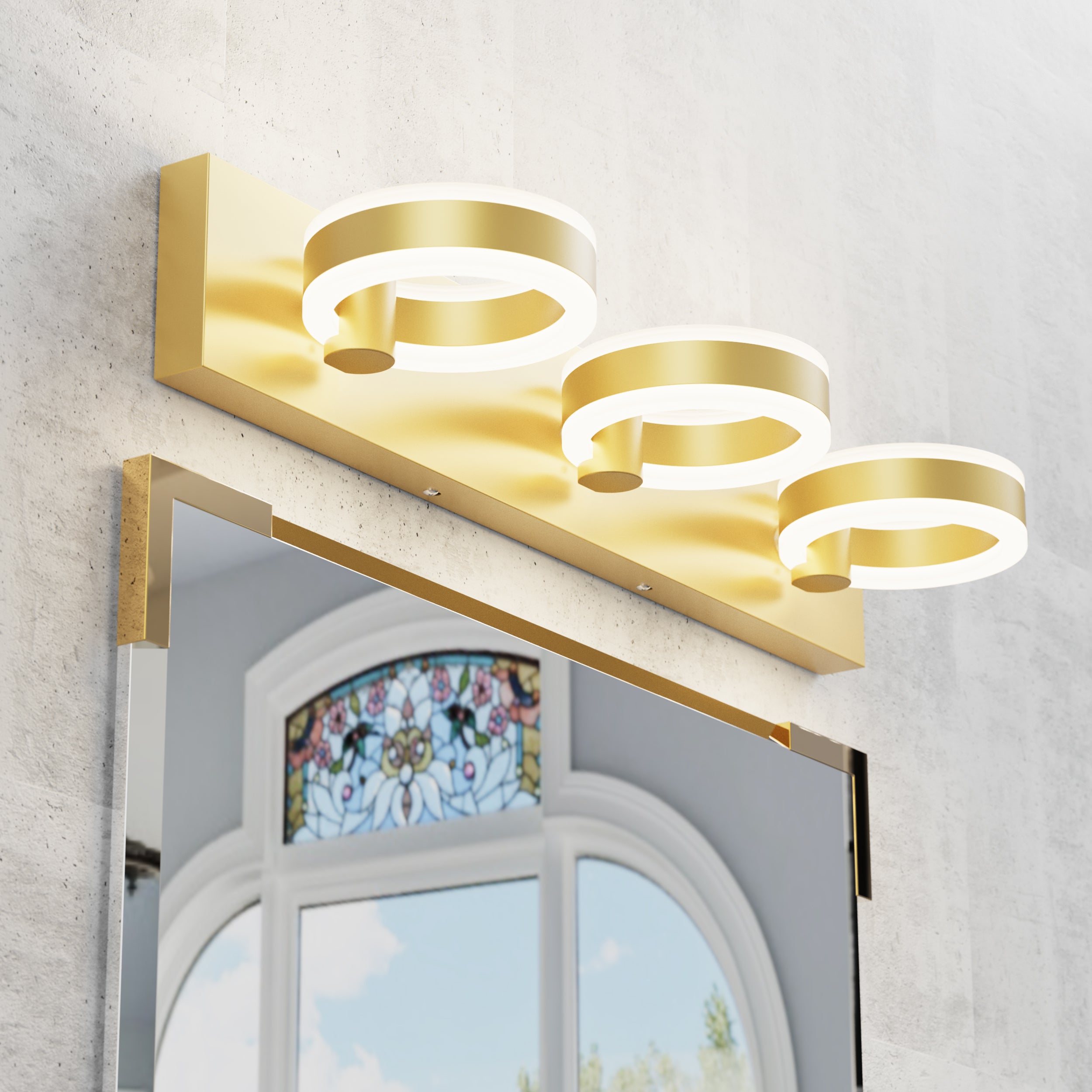 PHIXART 3 - Lights Rotatable Wall Round Light