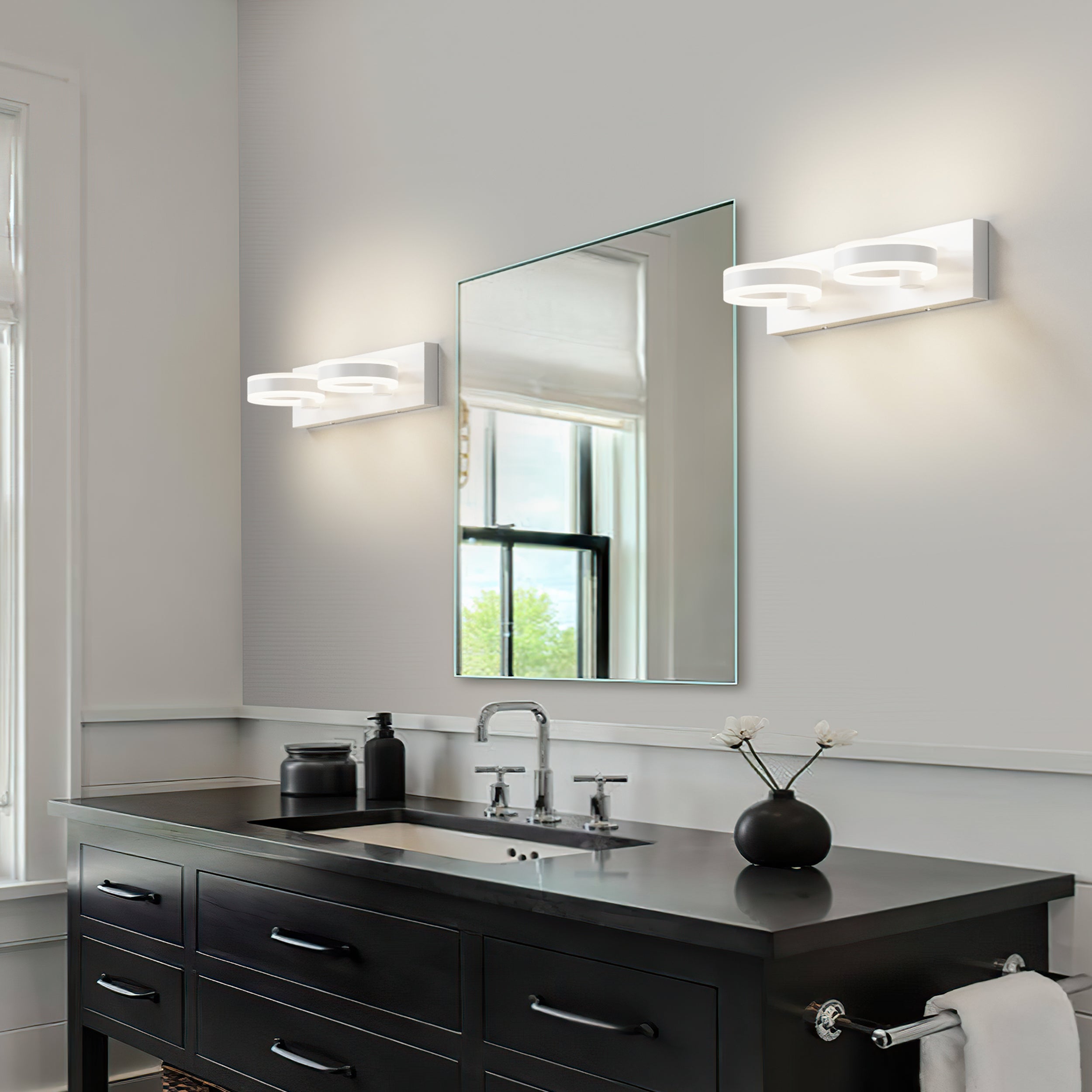 PHIXART 2 - Lights Rotatable Wall Round Light