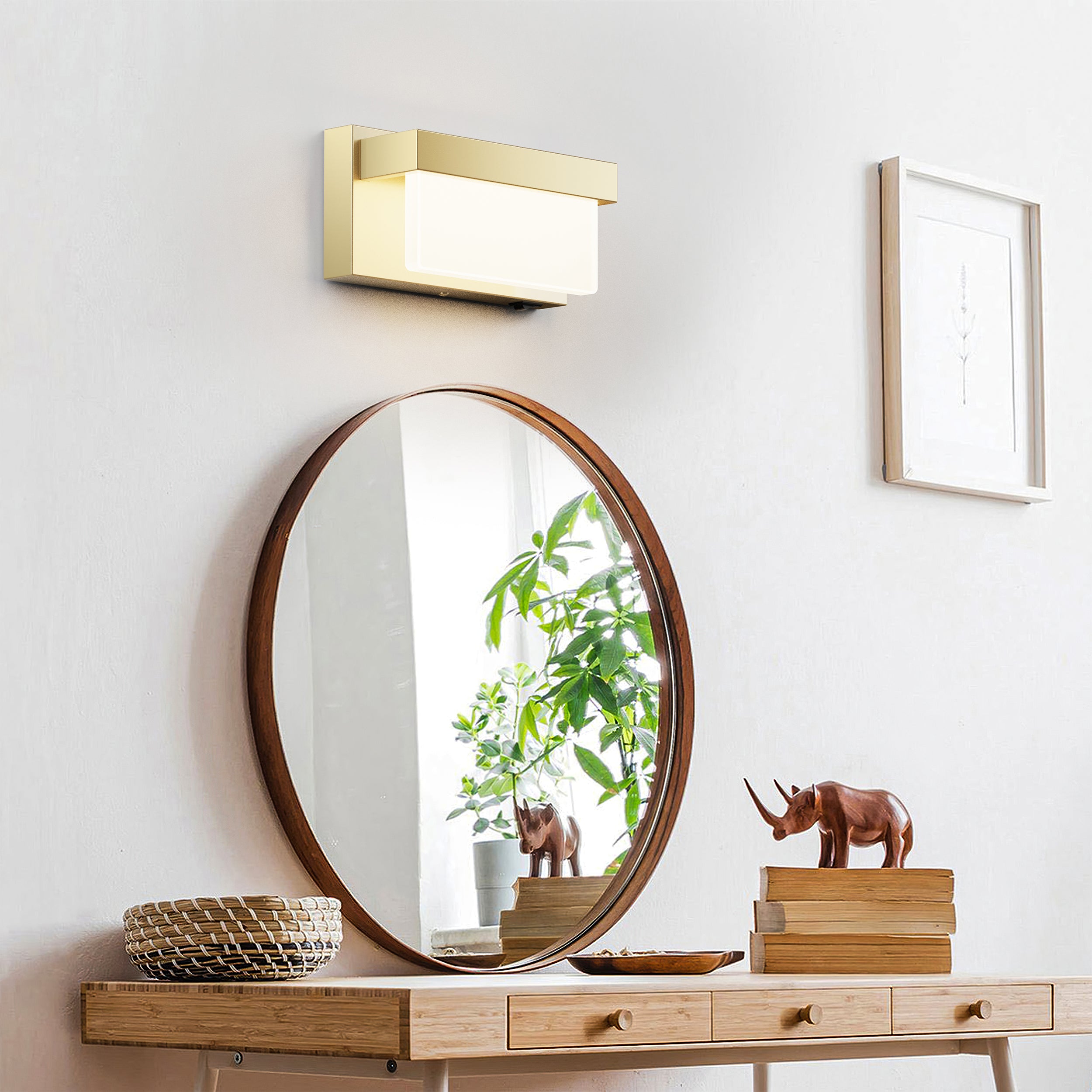LIGHTINN LED Rectangle Light Wall Sconce