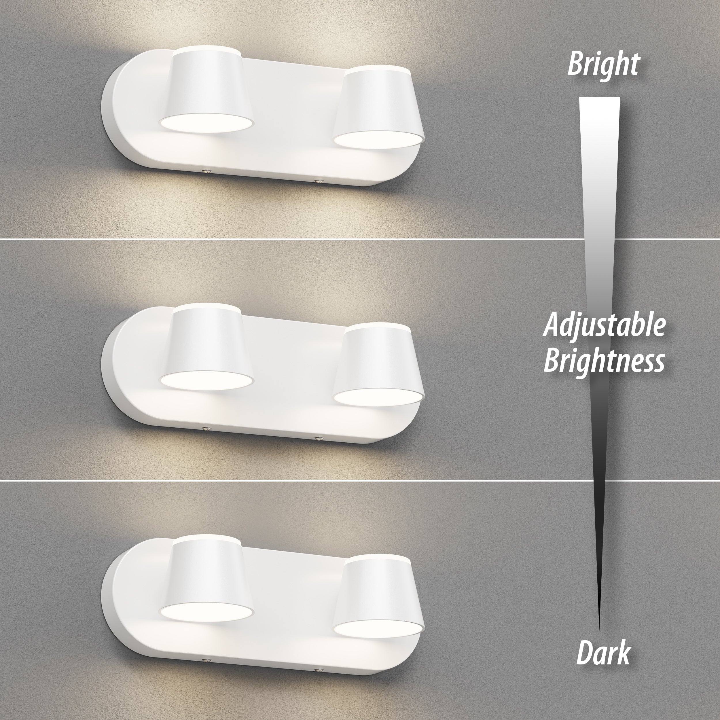 URSOLA 2 - Lights Rotatable Bathroom Vanity Light