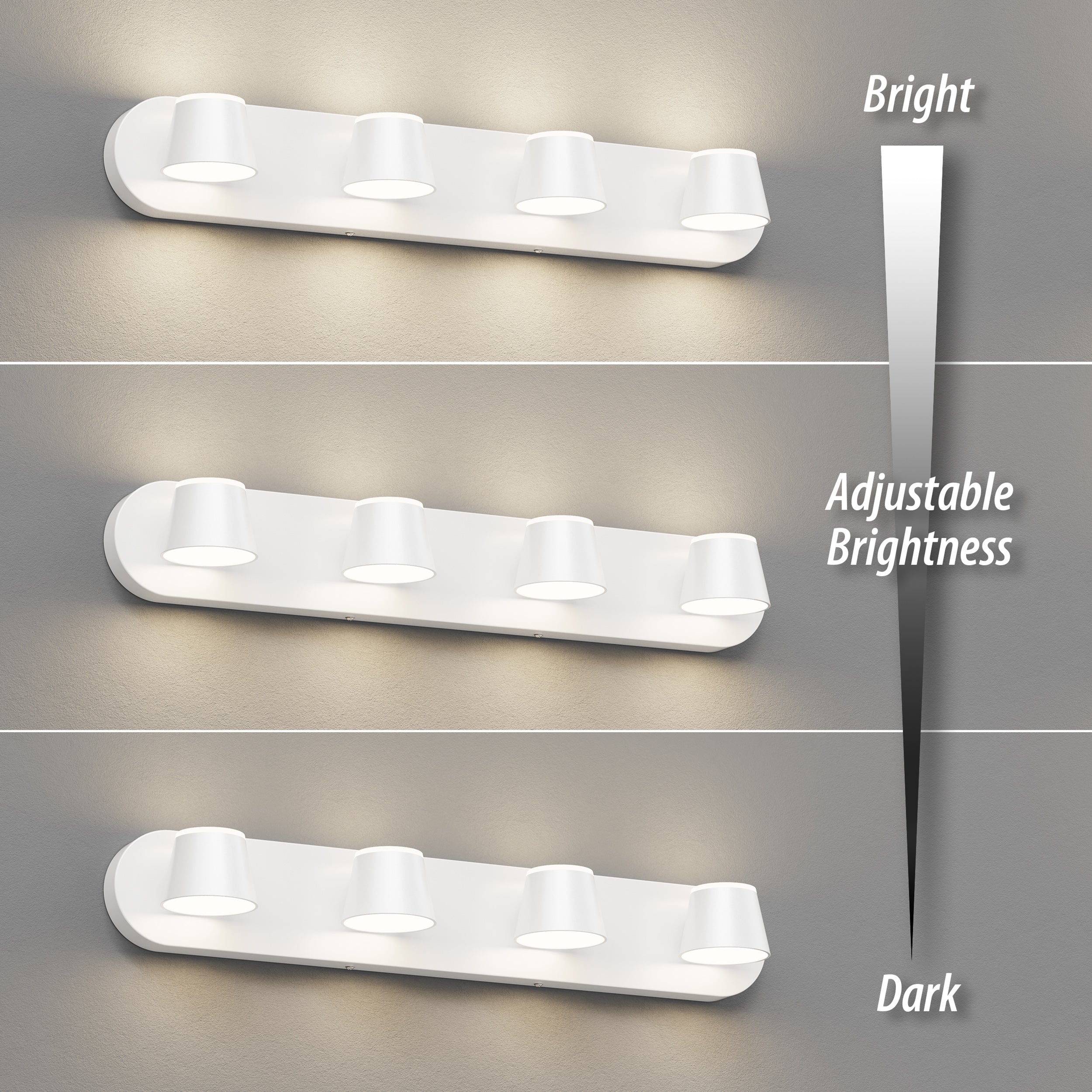 URSOLA 4 - Lights Rotatable Bathroom Vanity Light