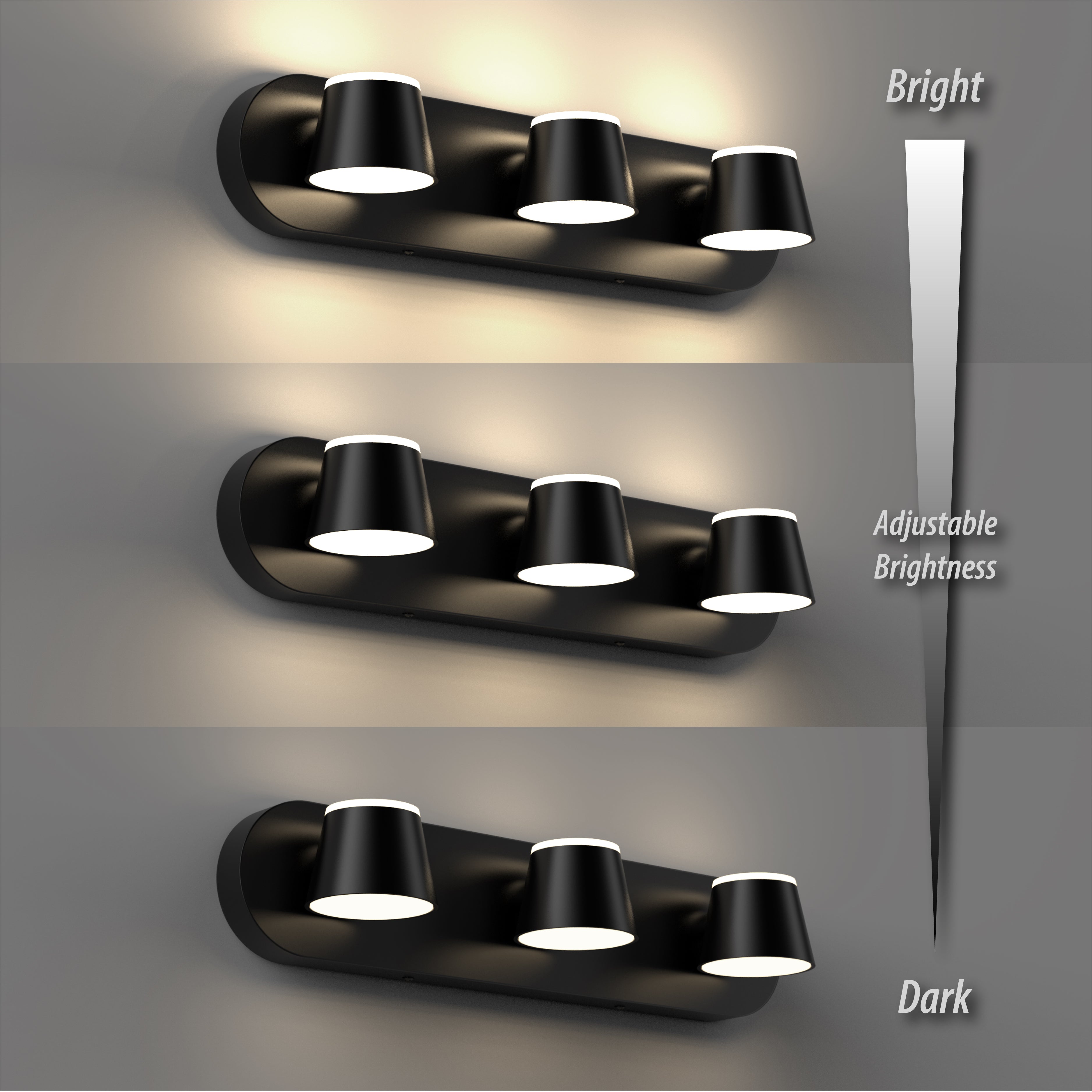 URSOLA Rotatable Bathroom Vanity Light