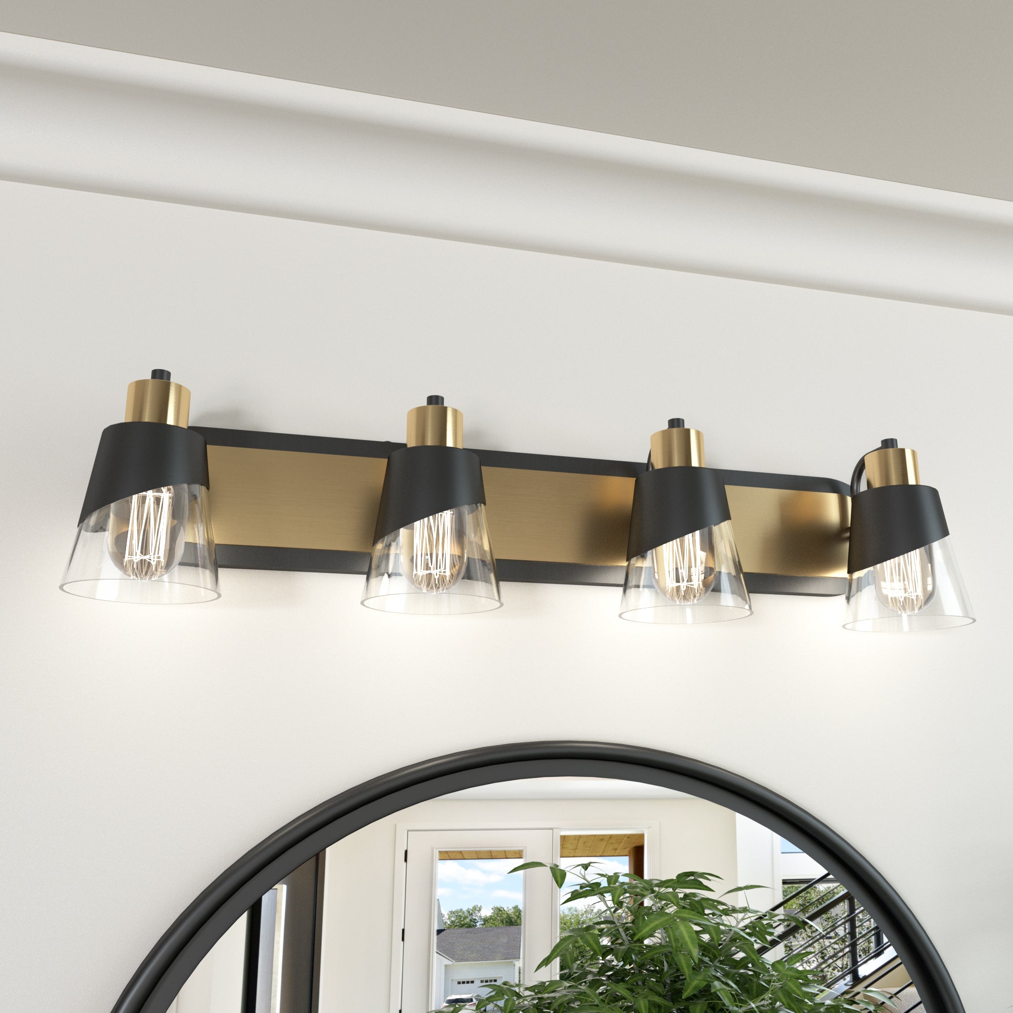 URSOLA 4 - Lights Dimmable Bathroom Vanity Light hypotenuse Light