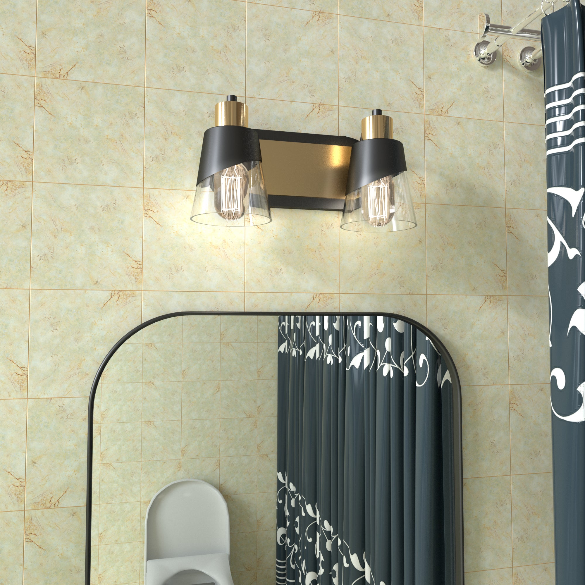 URSOLA 2 - Lights Dimmable Bathroom Vanity Light hypotenuse Light