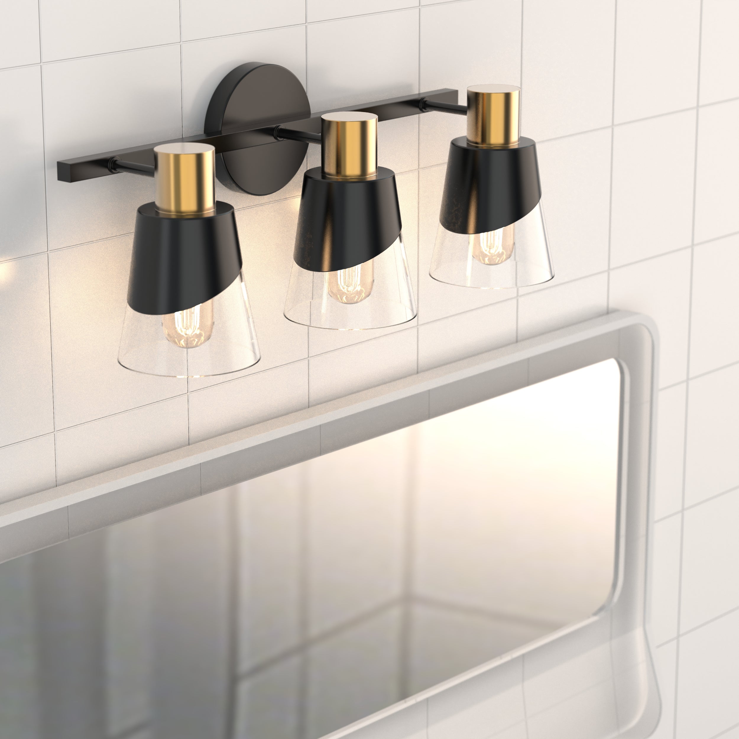 URSOLA 3 - Lights Dimmable Bathroom Vanity Light hypotenuse Light
