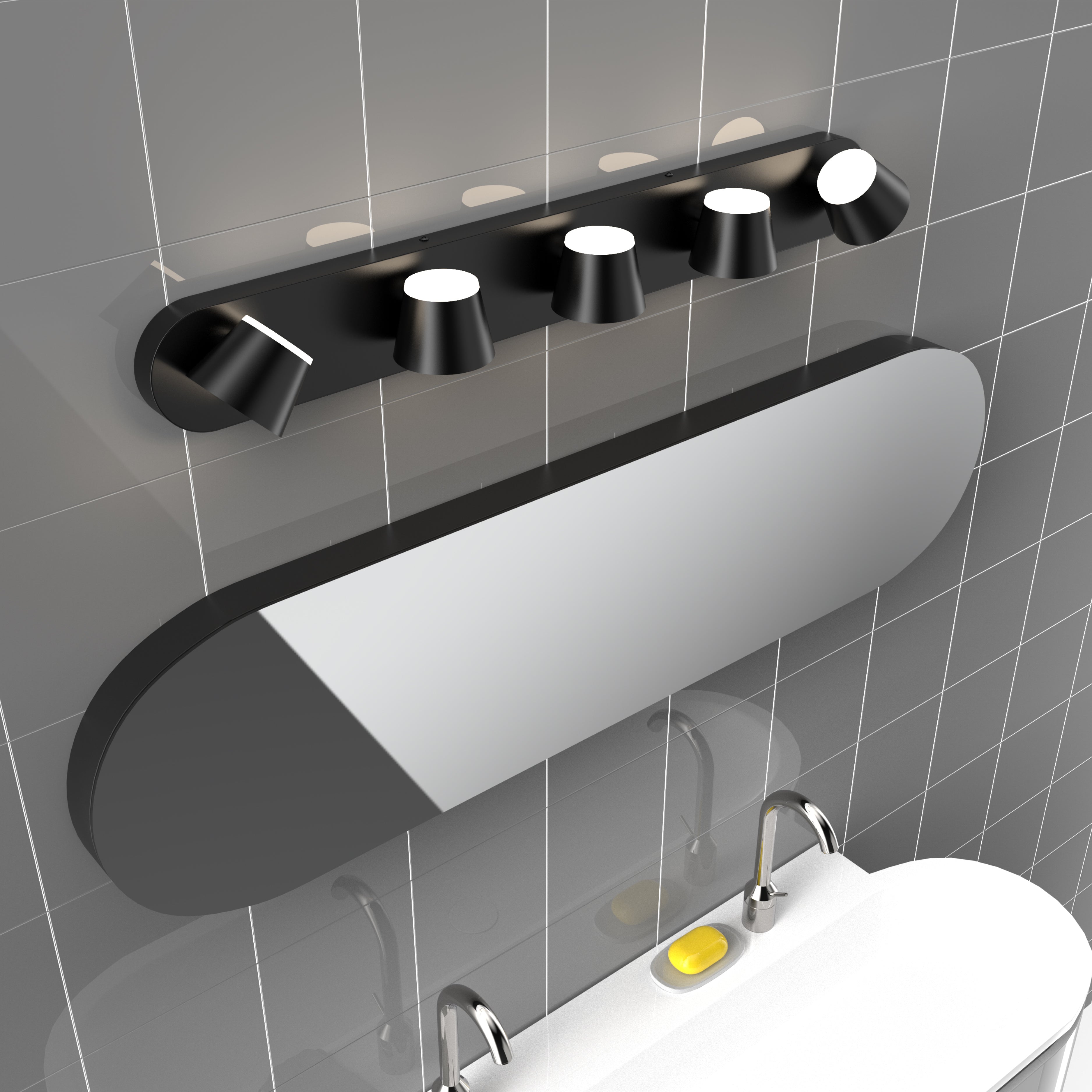 URSOLA Rotatable Bathroom Vanity Light