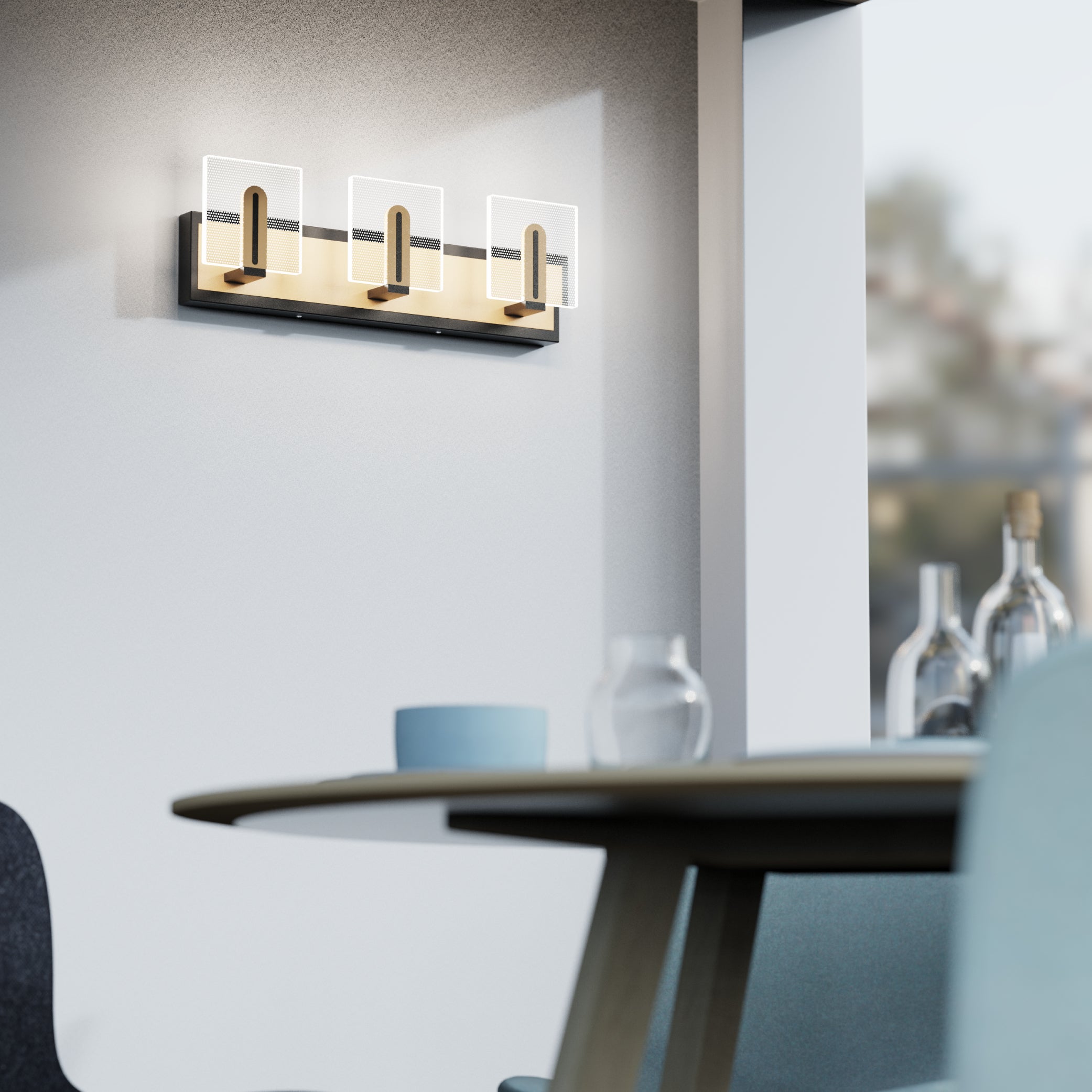 LIGHTINN LED Bathroom Vanity Simplicity Light Fixture