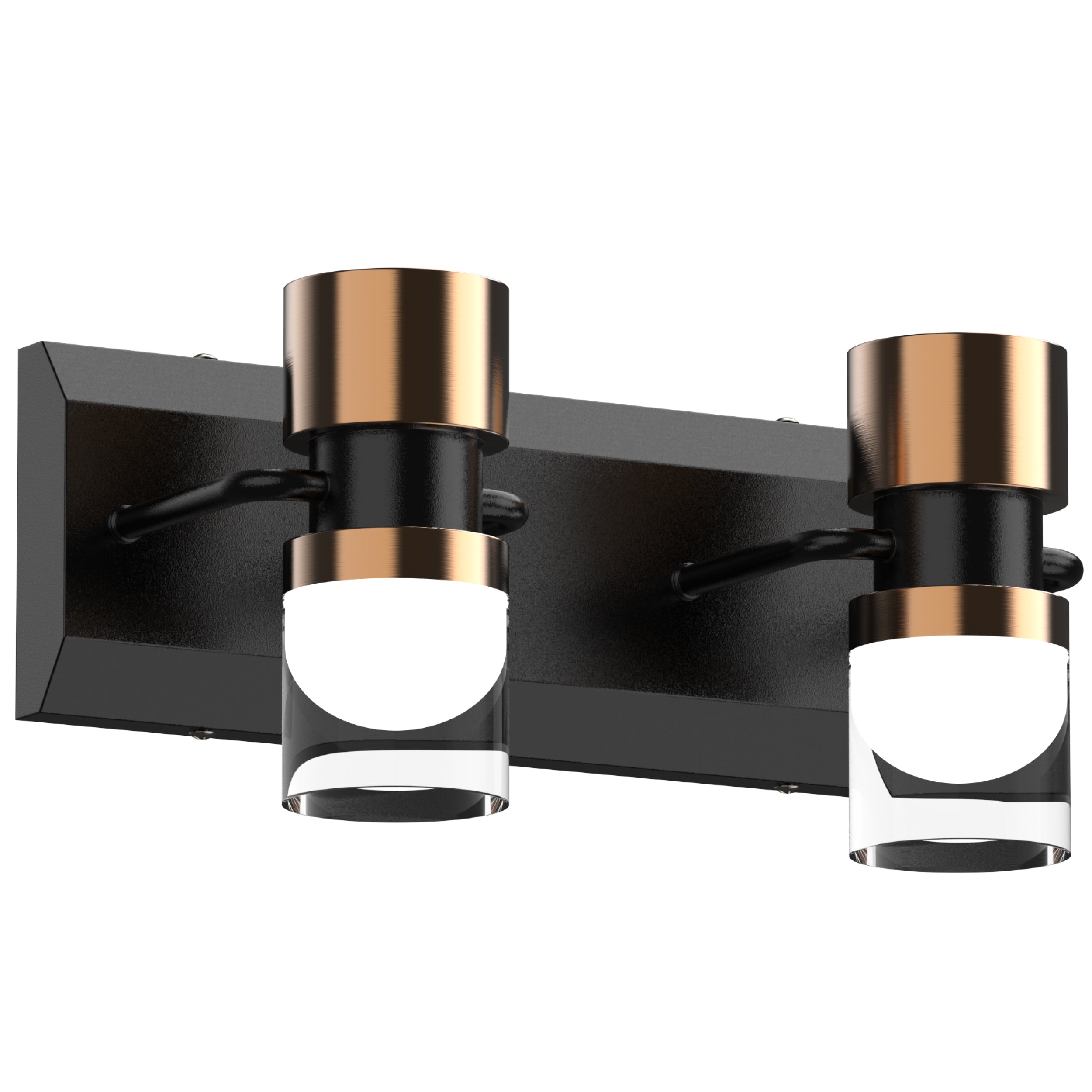 PHIXART Bathroom Dimmable Vanity Crystal Cylinder Light