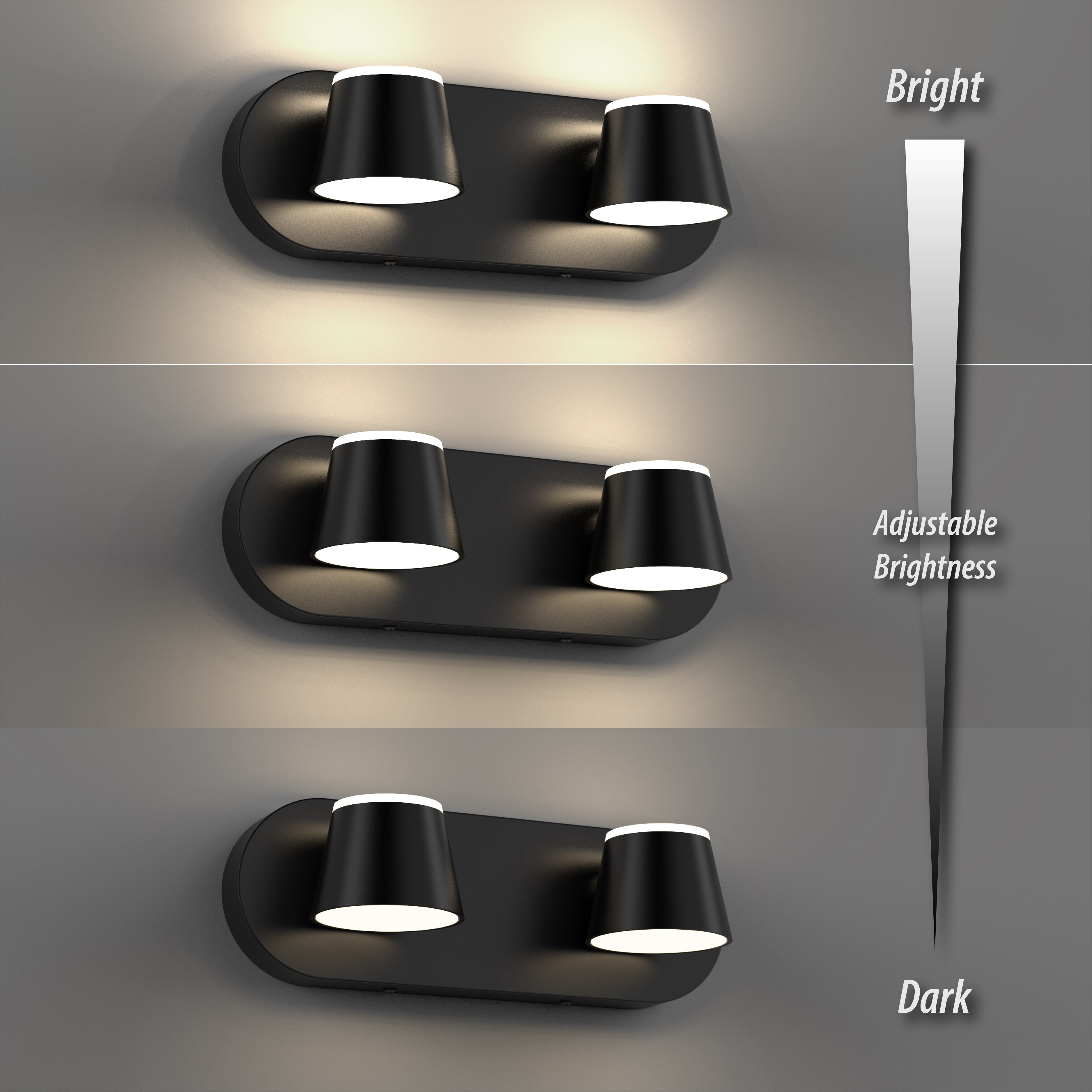URSOLA Rotatable Bathroom Vanity Light