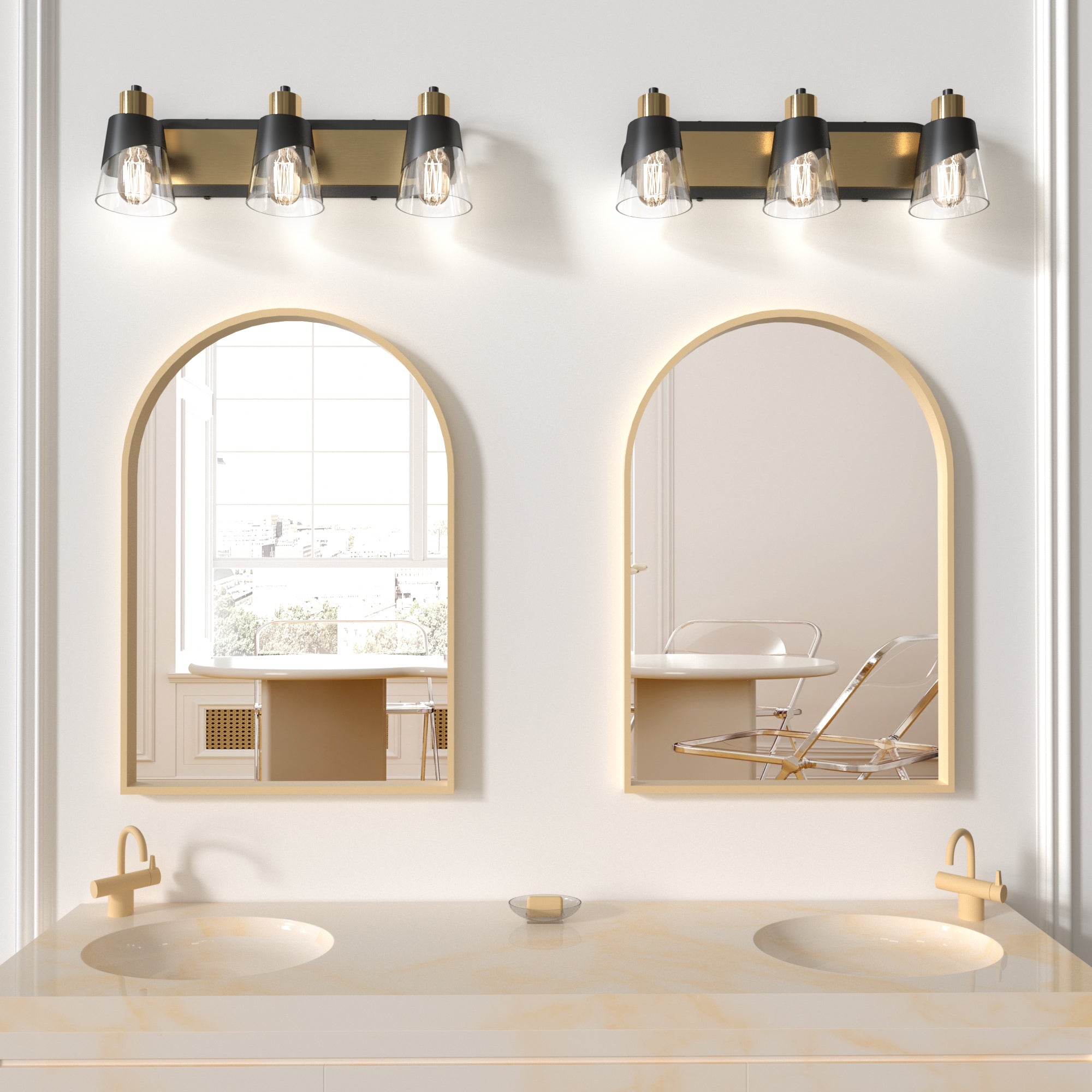 URSOLA 3 - Lights Dimmable Bathroom Vanity Light hypotenuse Light