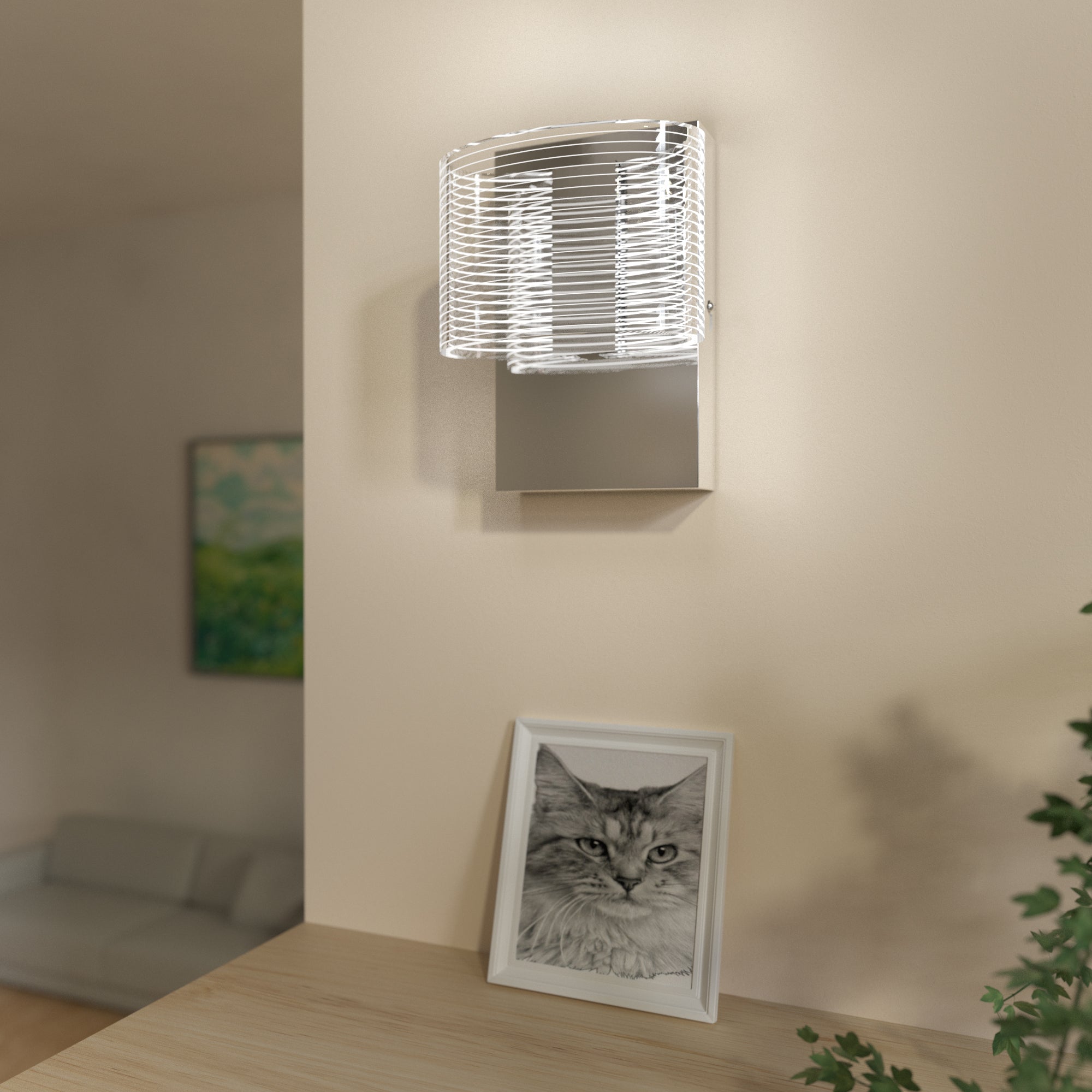URSOLA LED Transparent Linear Wall Light