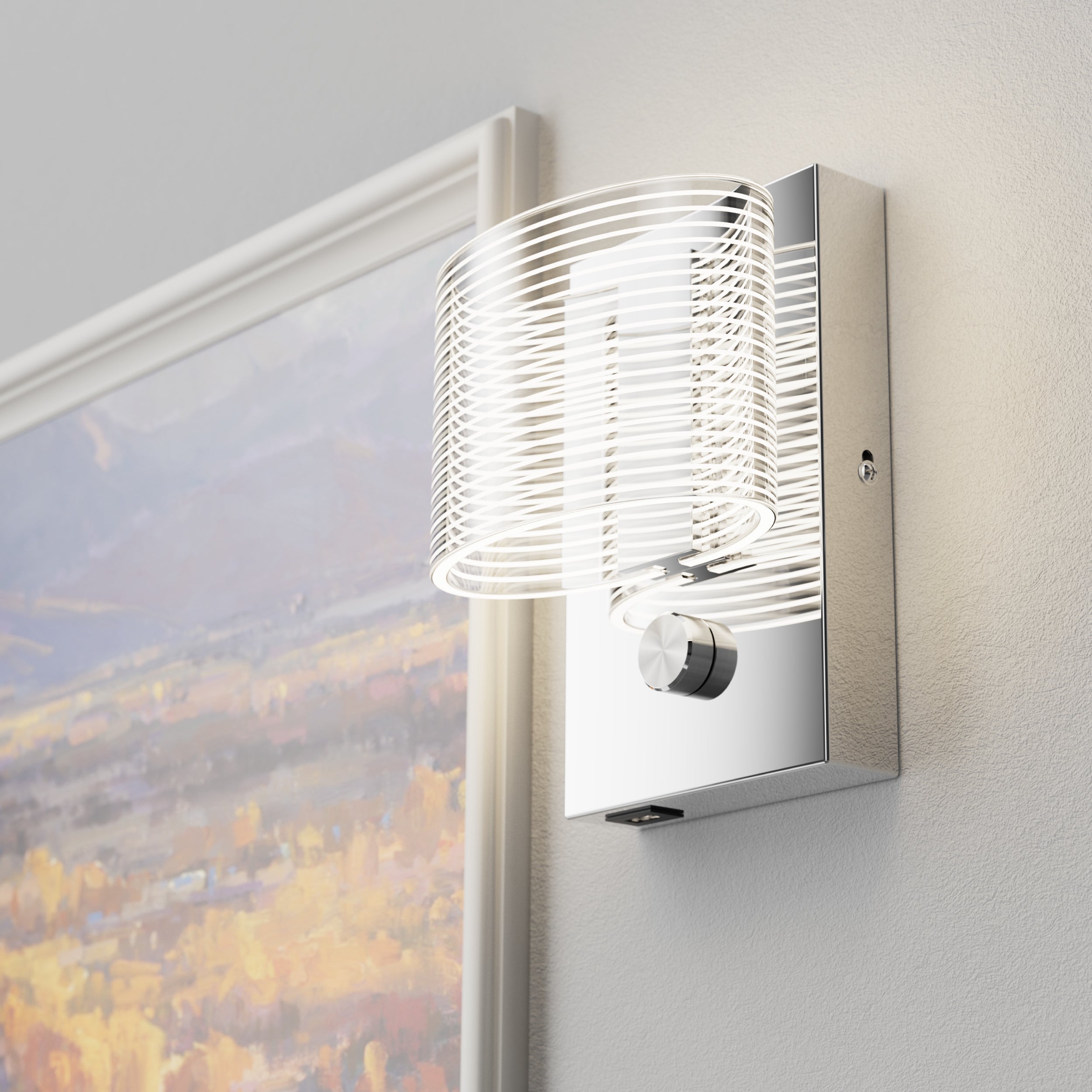 URSOLA LED Transparent Linear Wall Light