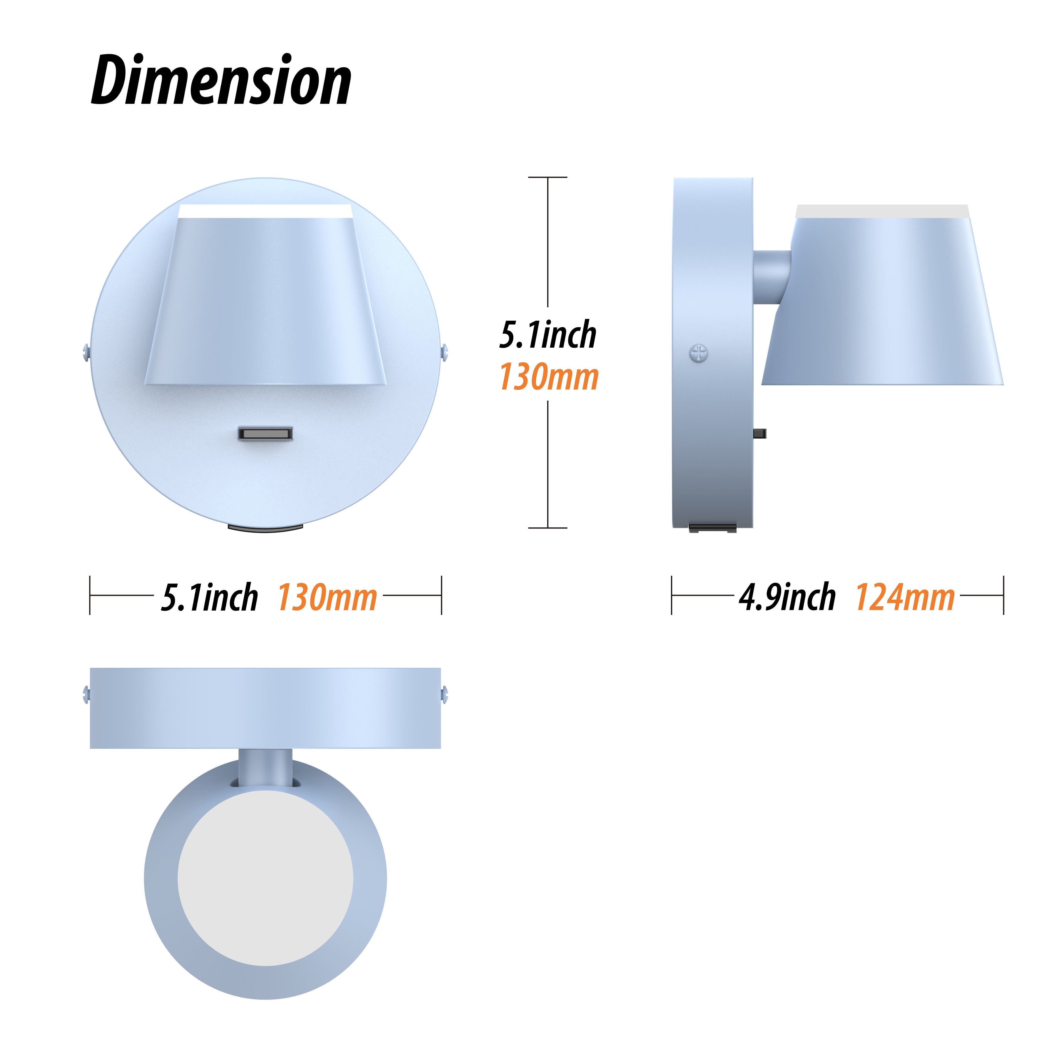 URSOLA LED 350° Light Dimmable Vanity Light