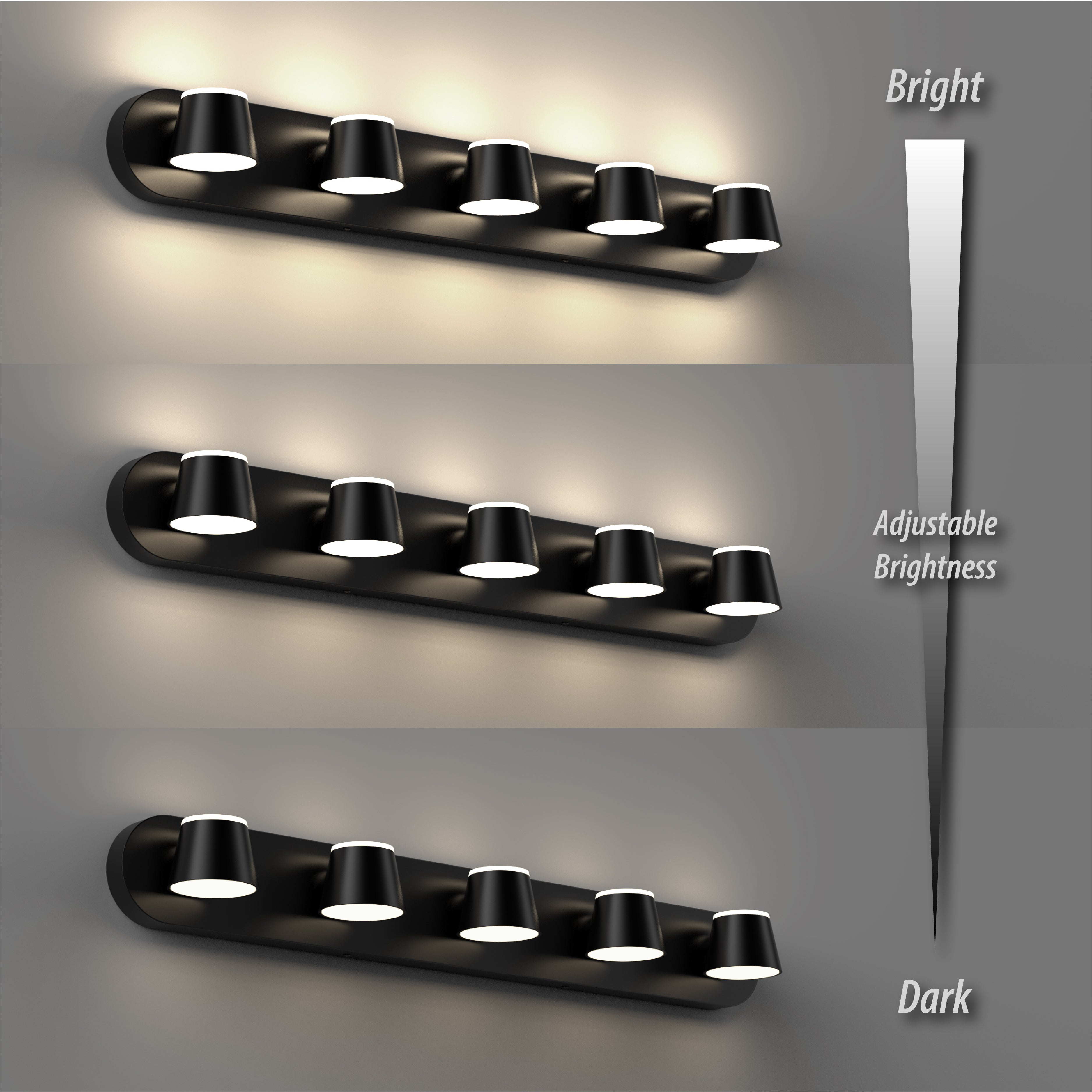 URSOLA Rotatable Bathroom Vanity Light