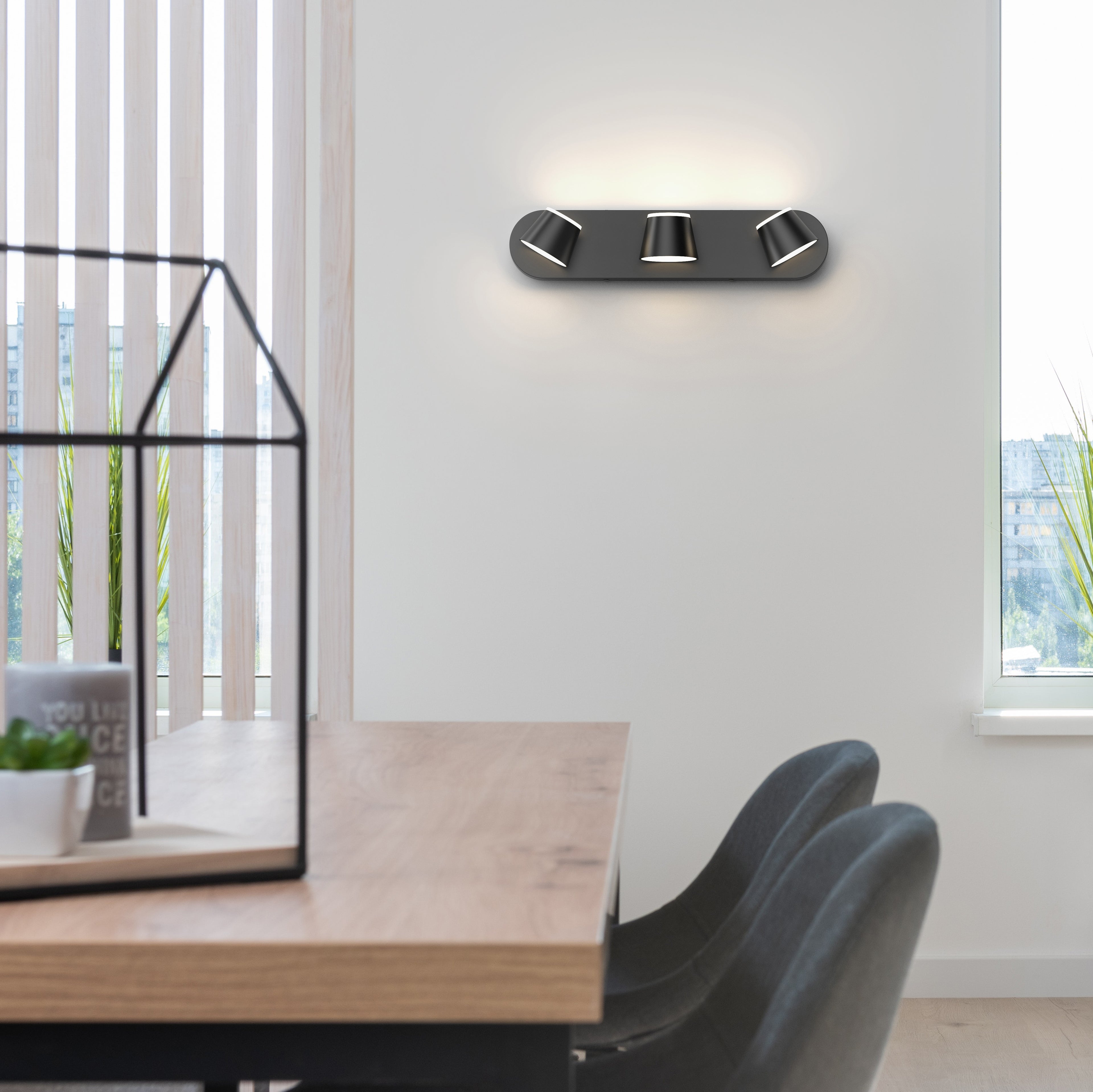URSOLA 3 - Lights Rotatable Bathroom Vanity Light