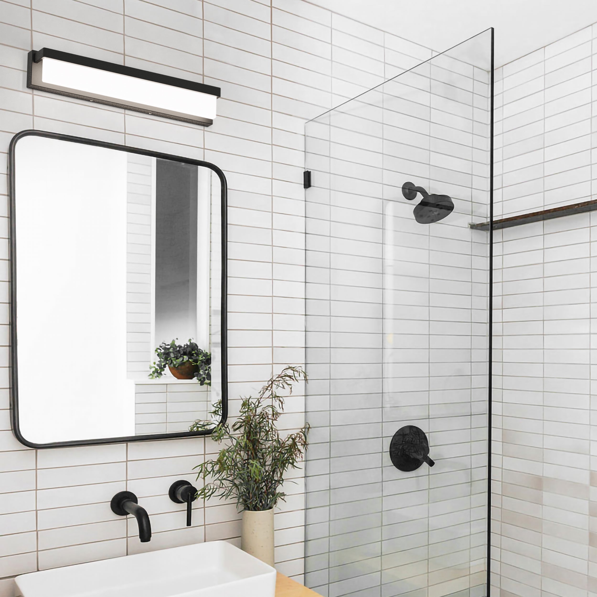 LIGHTINN LED Bathroom Vanity Rectangle Light Fixture