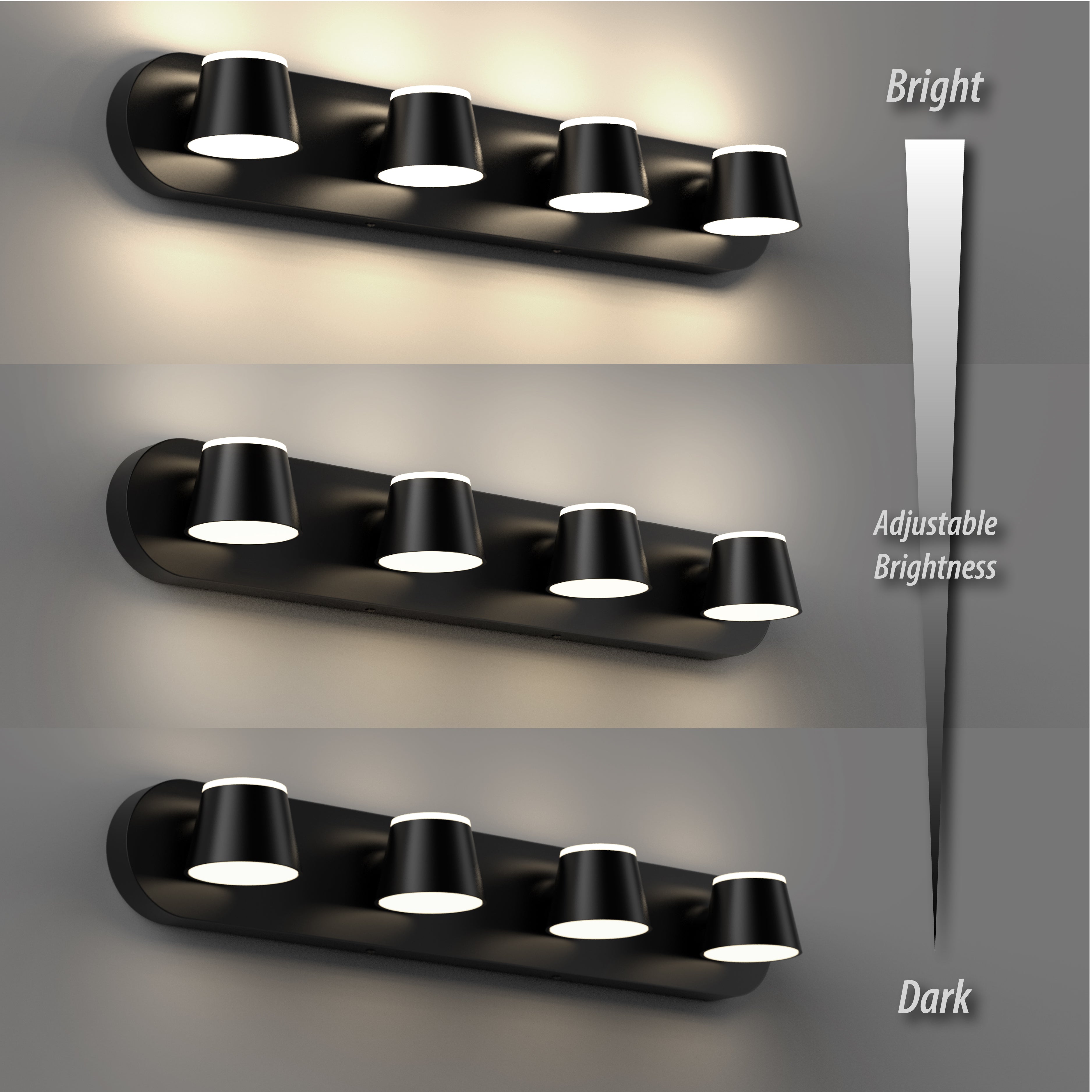 URSOLA Rotatable Bathroom Vanity Light