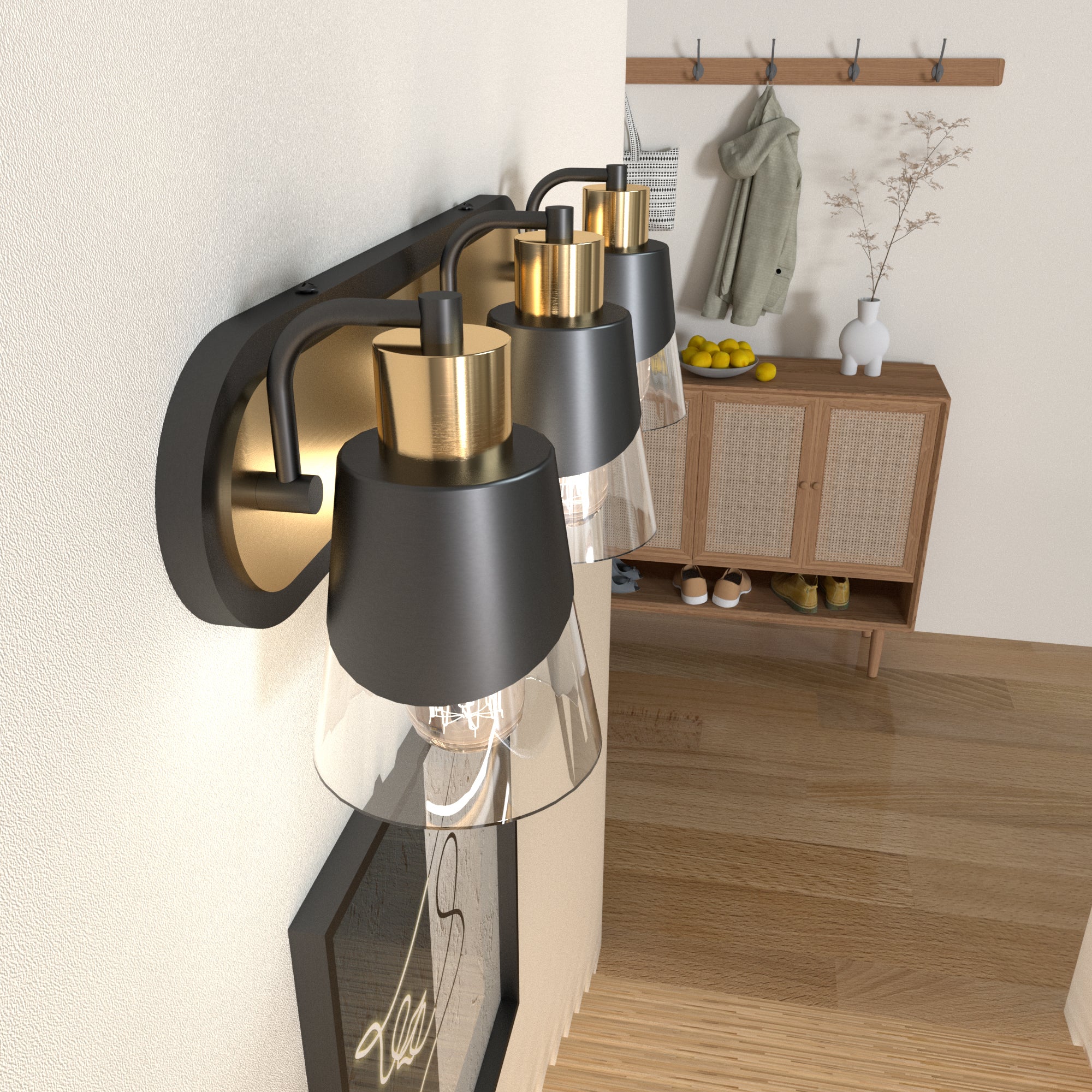 URSOLA 3 - Lights Dimmable Bathroom Vanity Light hypotenuse Light