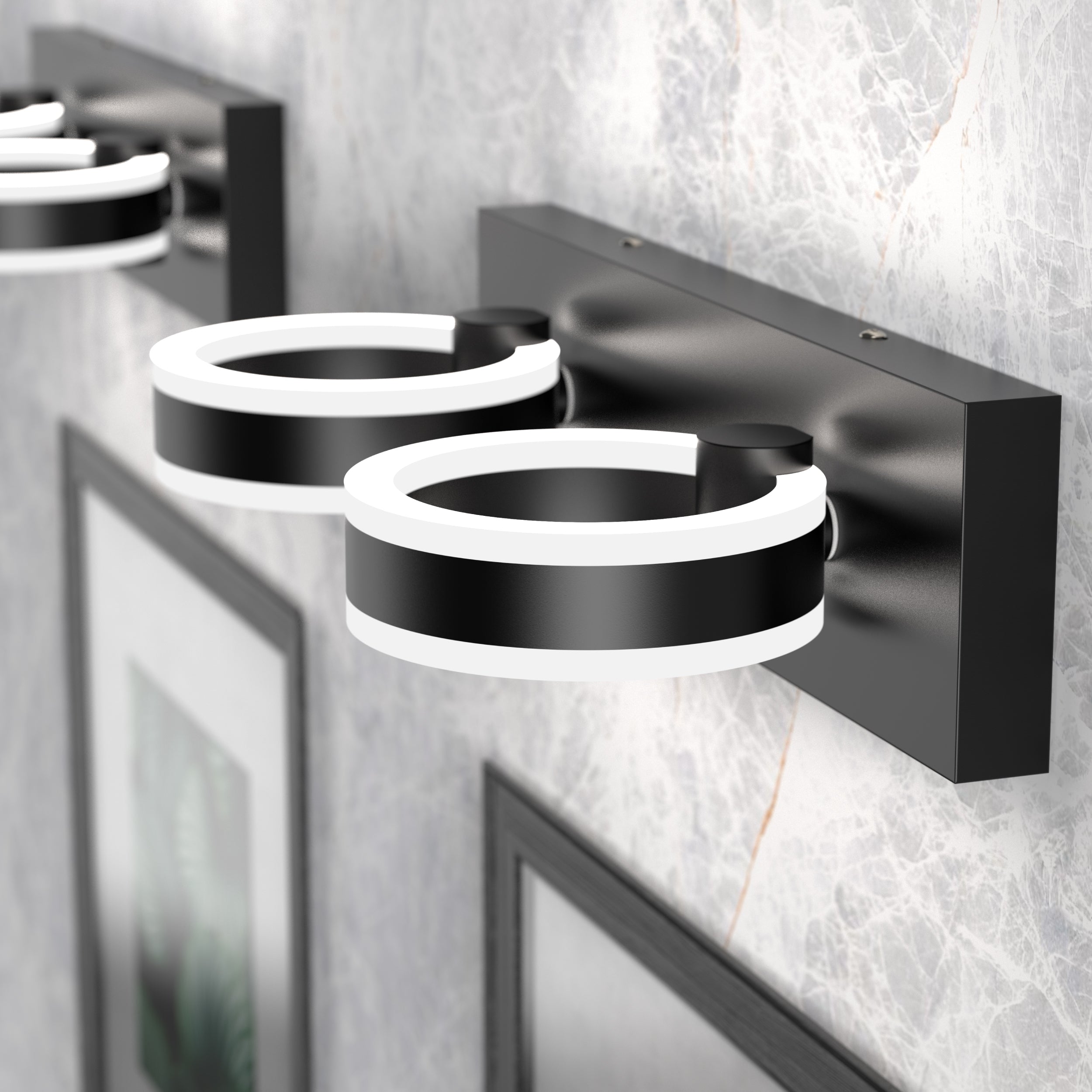 PHIXART 2 - Lights Rotatable Wall Round Light