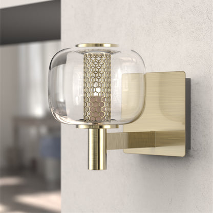 URSOLA Brushed Brass Bathroom Vanity Light