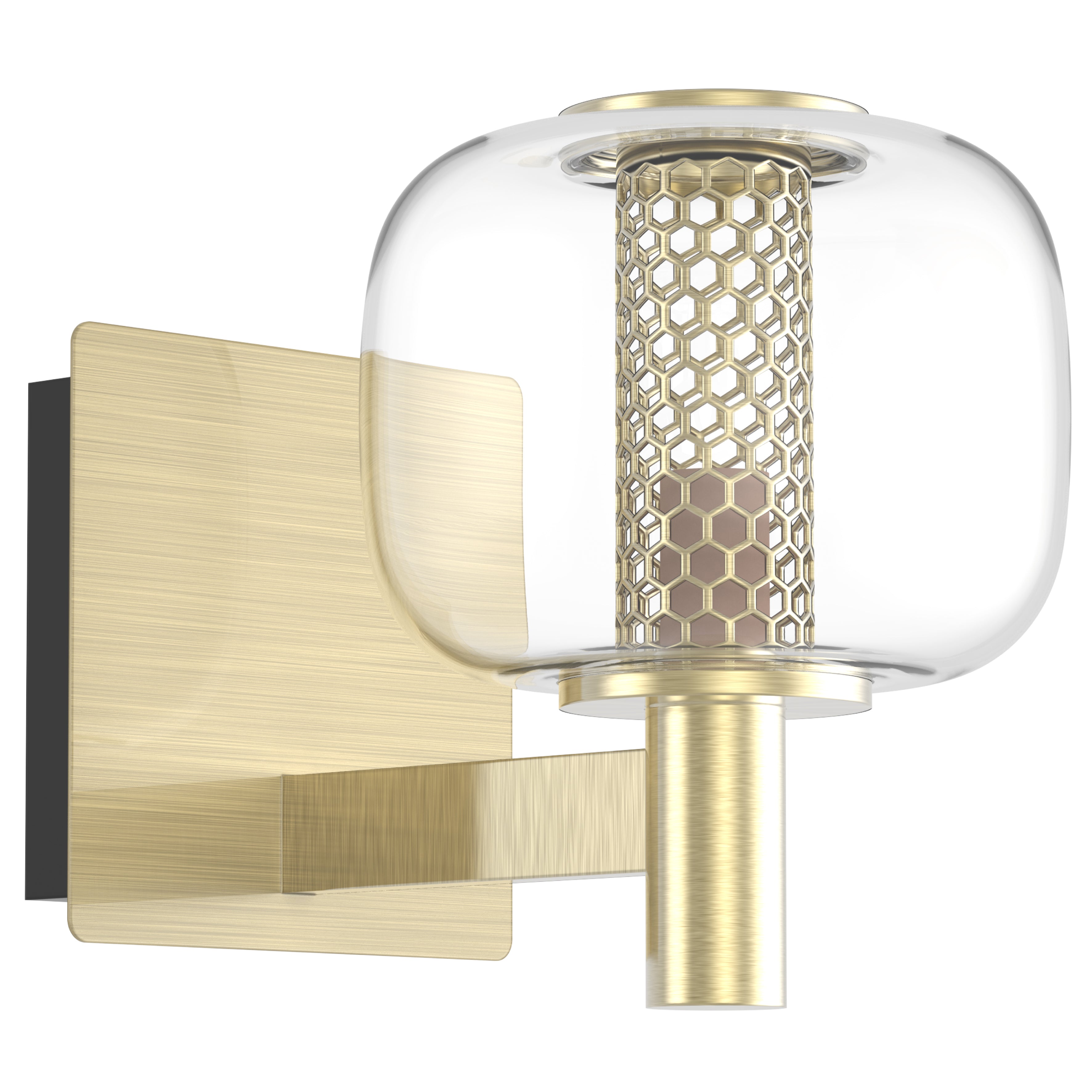 URSOLA Brushed Brass Bathroom Vanity Light