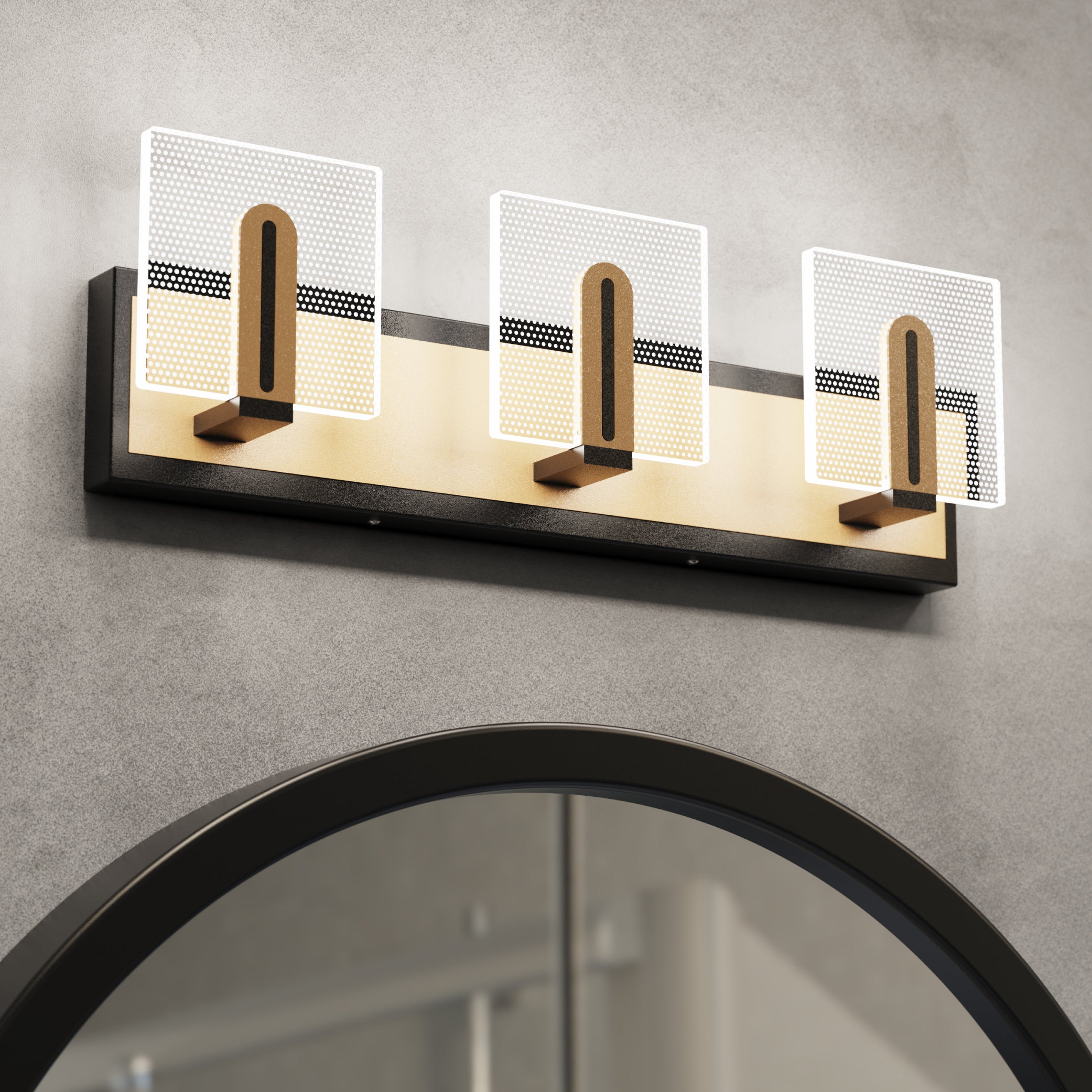 LIGHTINN LED Bathroom Vanity Simplicity Light Fixture