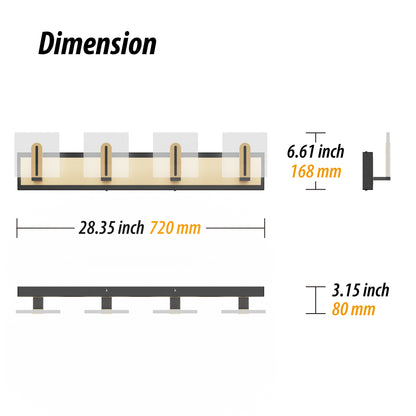 LIGHTINN LED Bathroom Vanity Simplicity Light Fixture