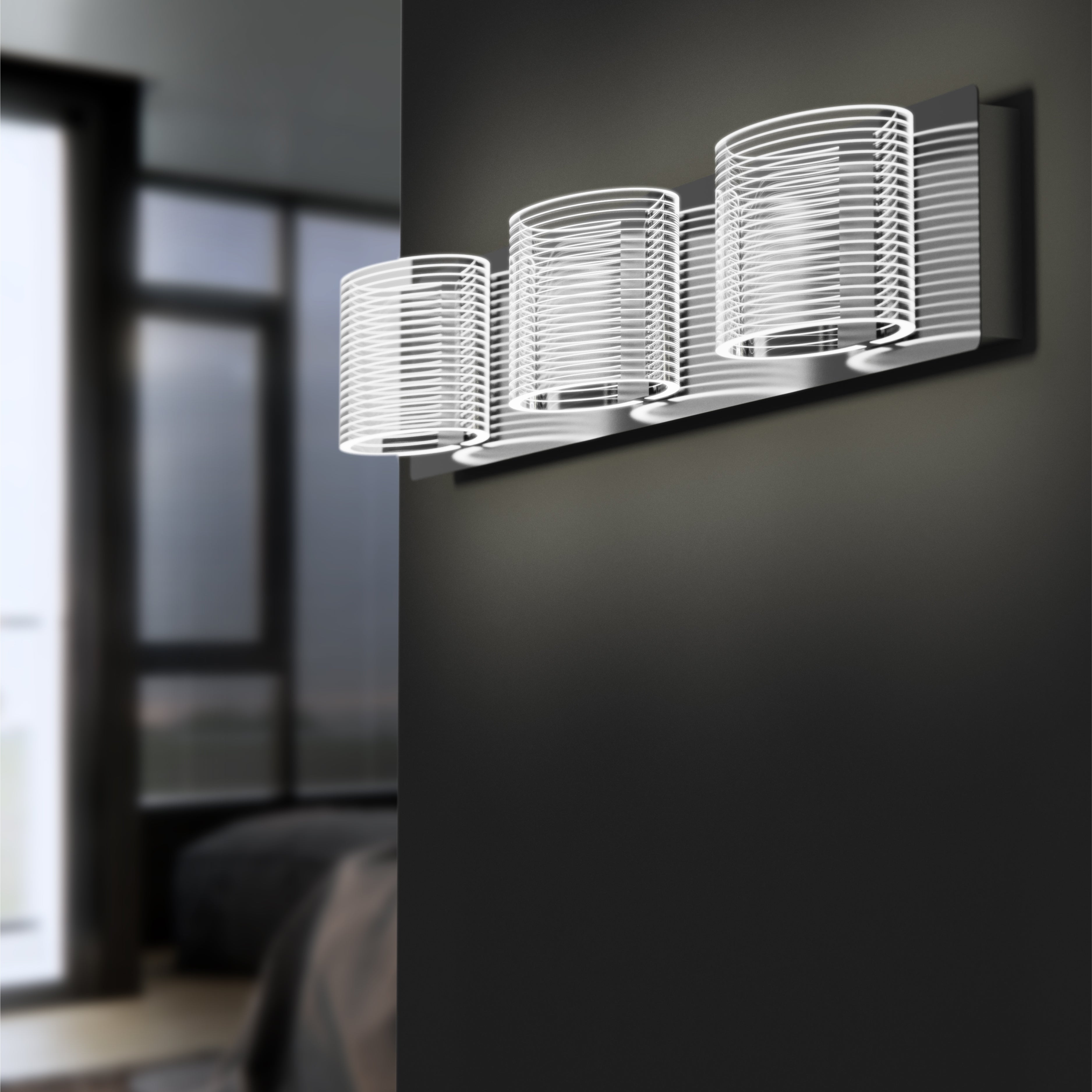URSOLA LED Bathroom Vanity Transparent Linear Light