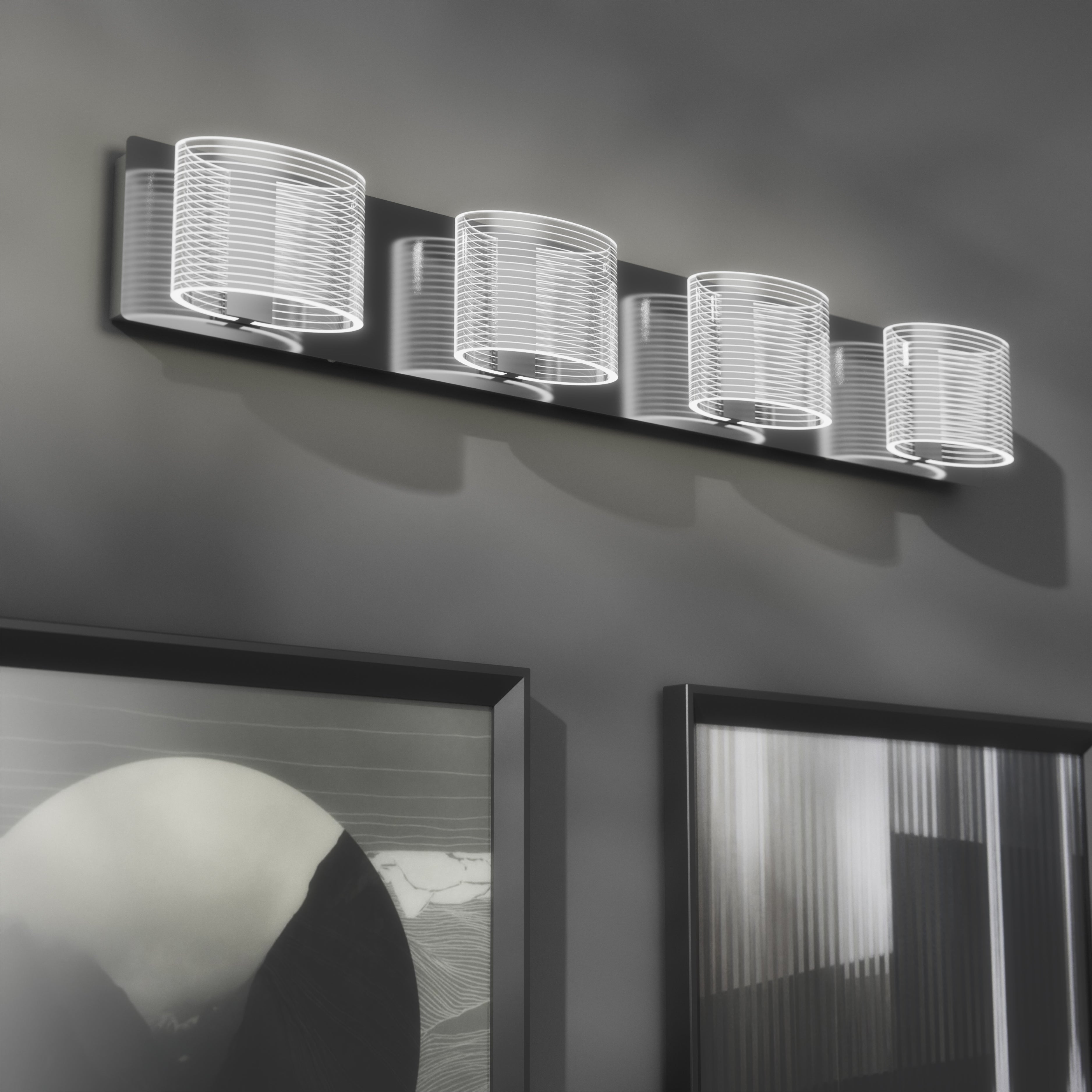 URSOLA LED Bathroom Vanity Transparent Linear Light