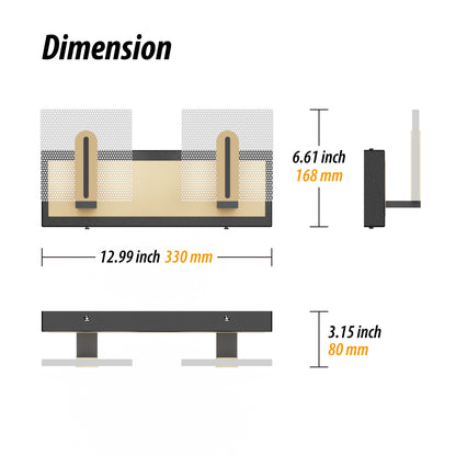 LIGHTINN LED Bathroom Vanity Simplicity Light Fixture