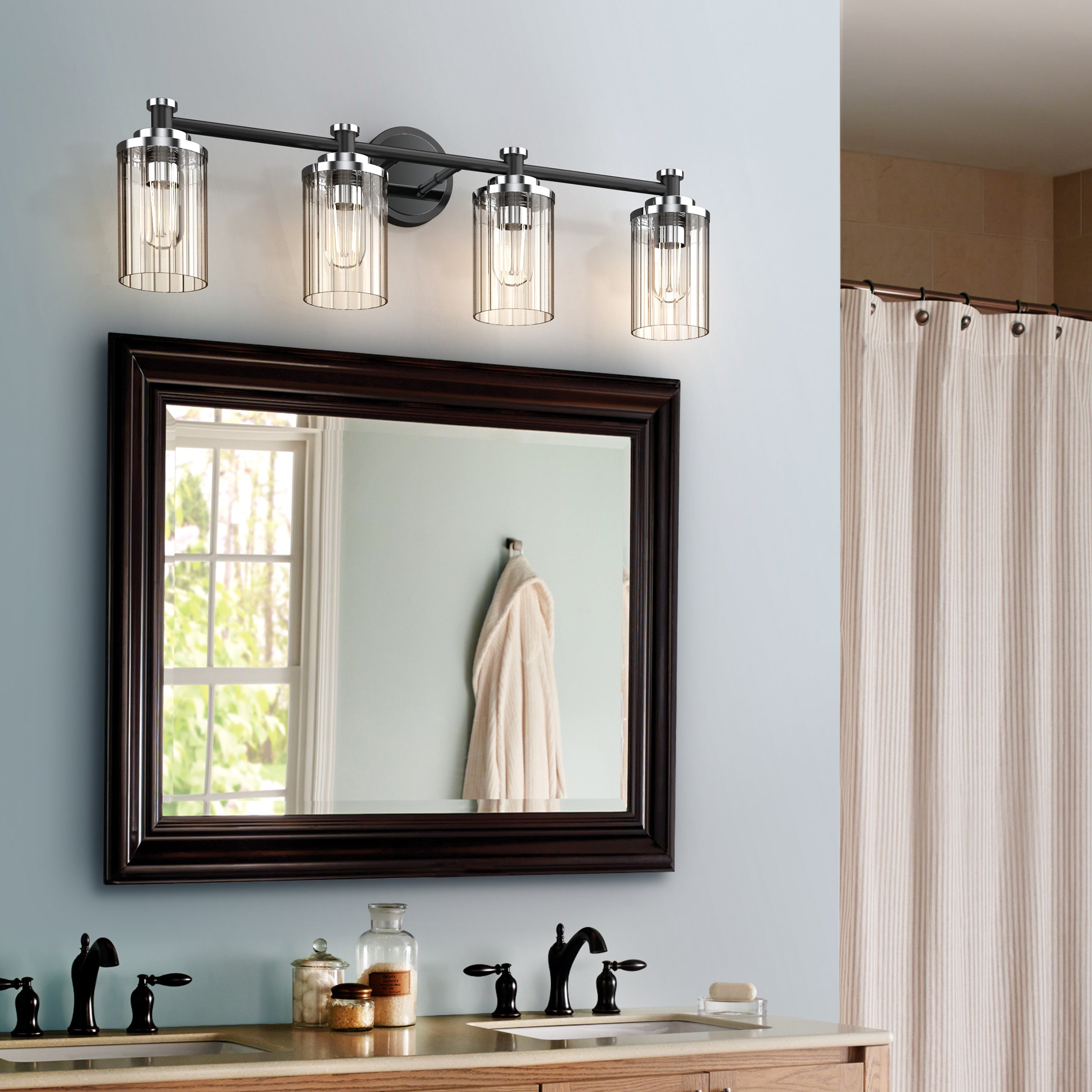 PHIXART Warm Color Bathroom Dimmable Vanity Light