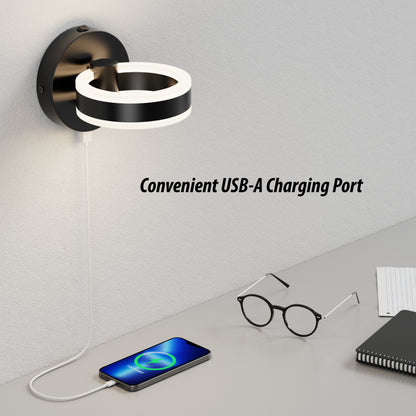 PHIXART LED Adjustable Angle 350° Sconce