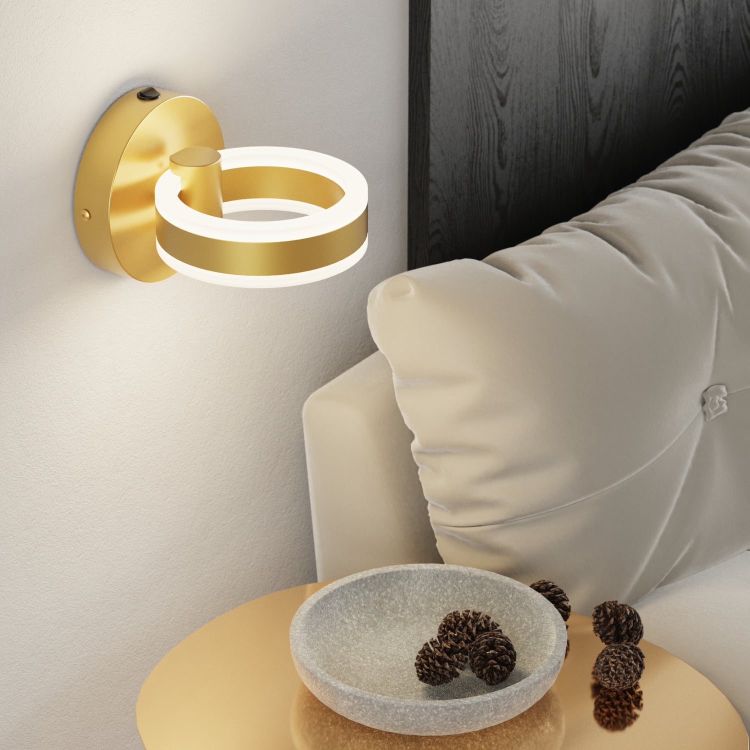 PHIXART LED Adjustable Angle 350° Sconce