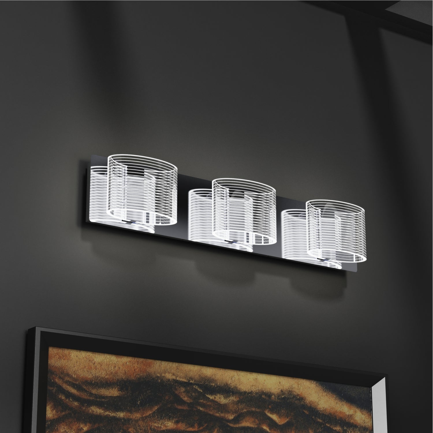 URSOLA LED Bathroom Vanity Transparent Linear Light