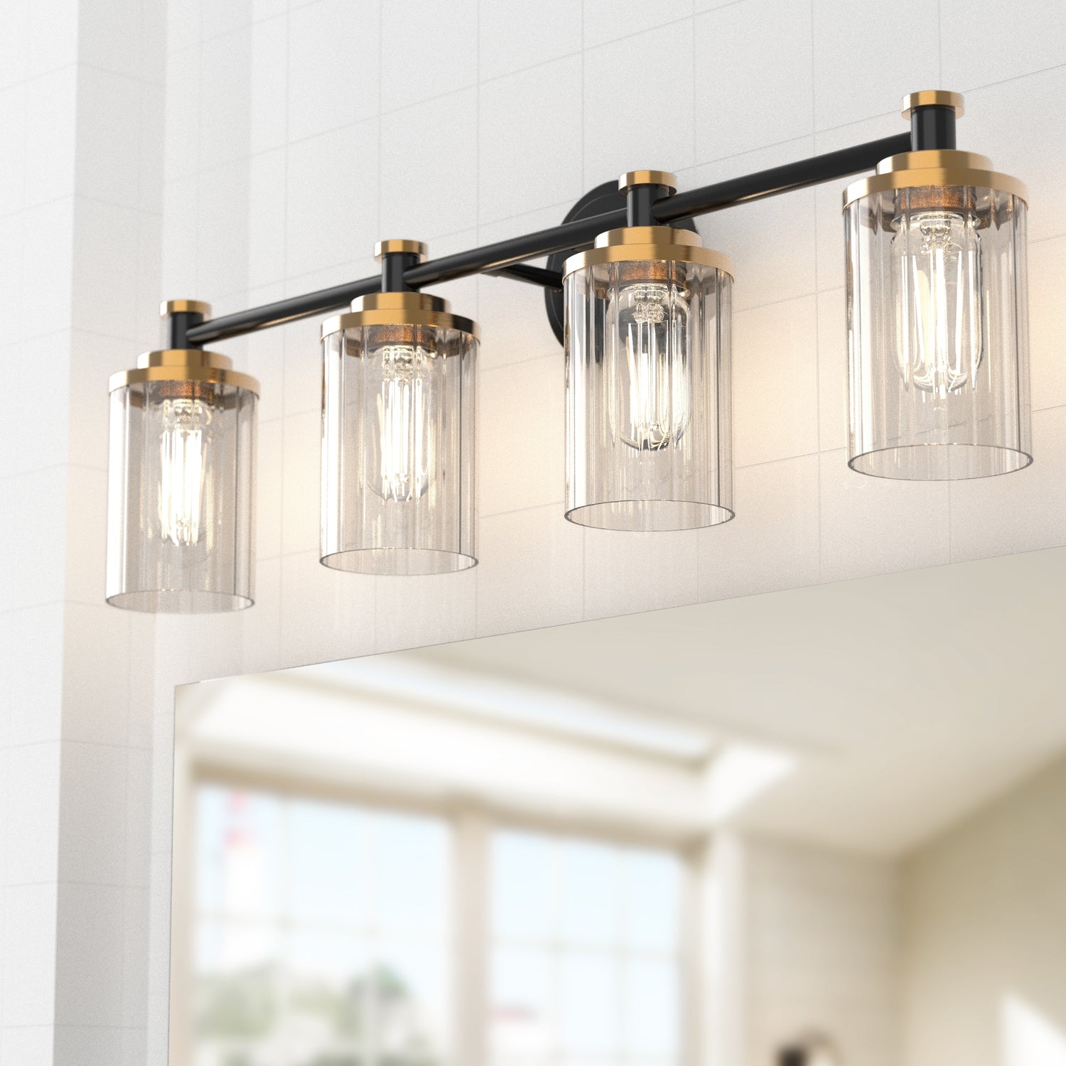 PHIXART Warm Color Bathroom Dimmable Vanity Light