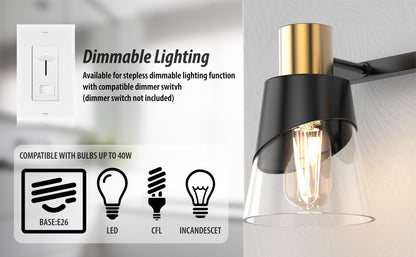 URSOLA Dimmable Bathroom Vanity Light hypotenuse Light