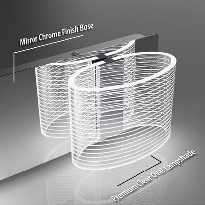 URSOLA LED Bathroom Vanity Transparent Linear Light