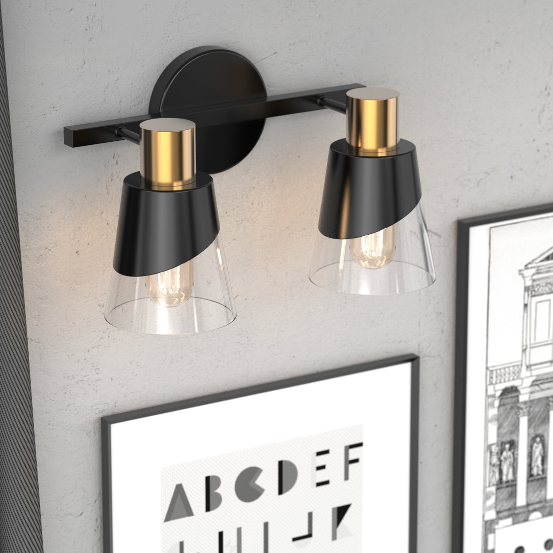 URSOLA Dimmable Bathroom Vanity Light hypotenuse Light