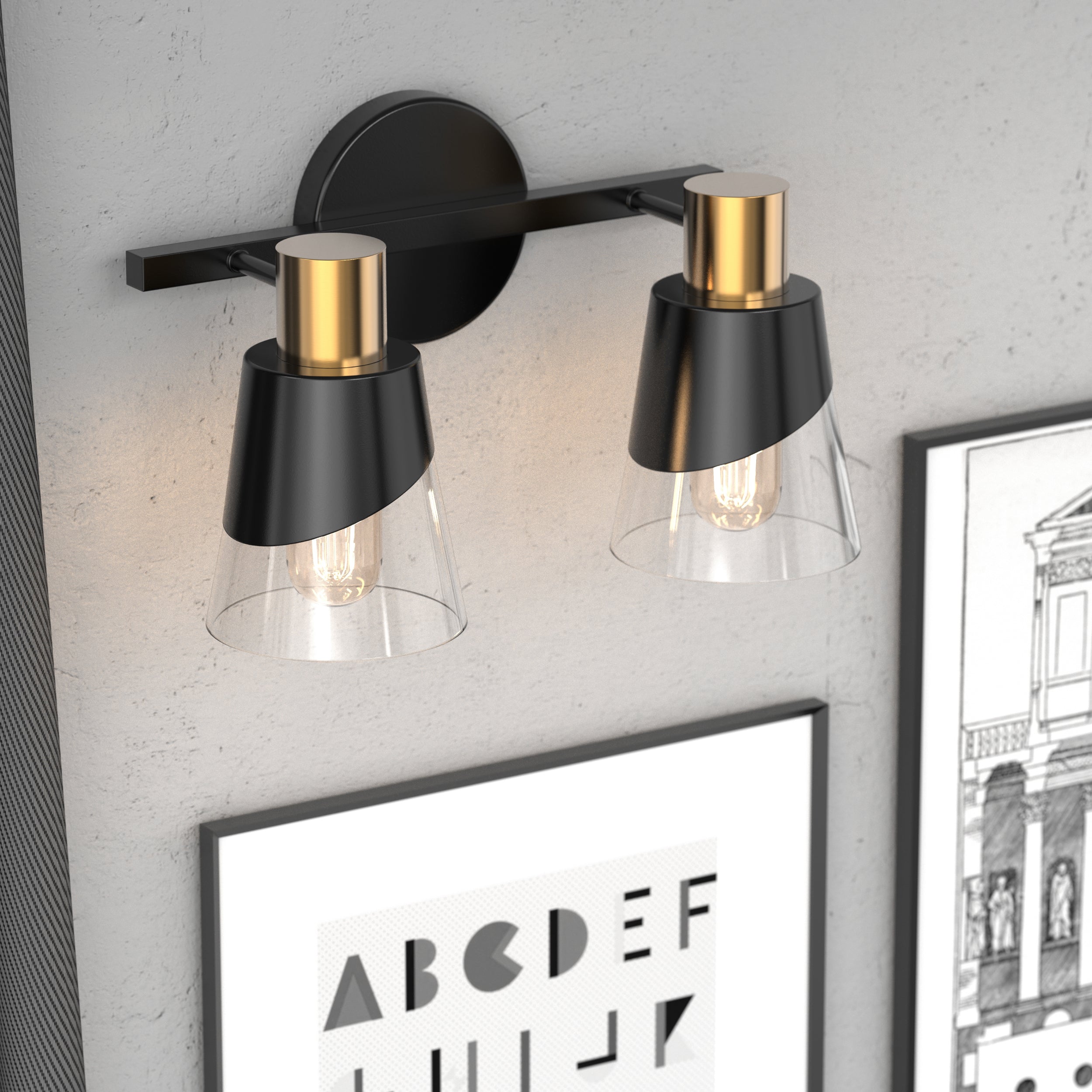 URSOLA Dimmable Bathroom Vanity Light hypotenuse Light
